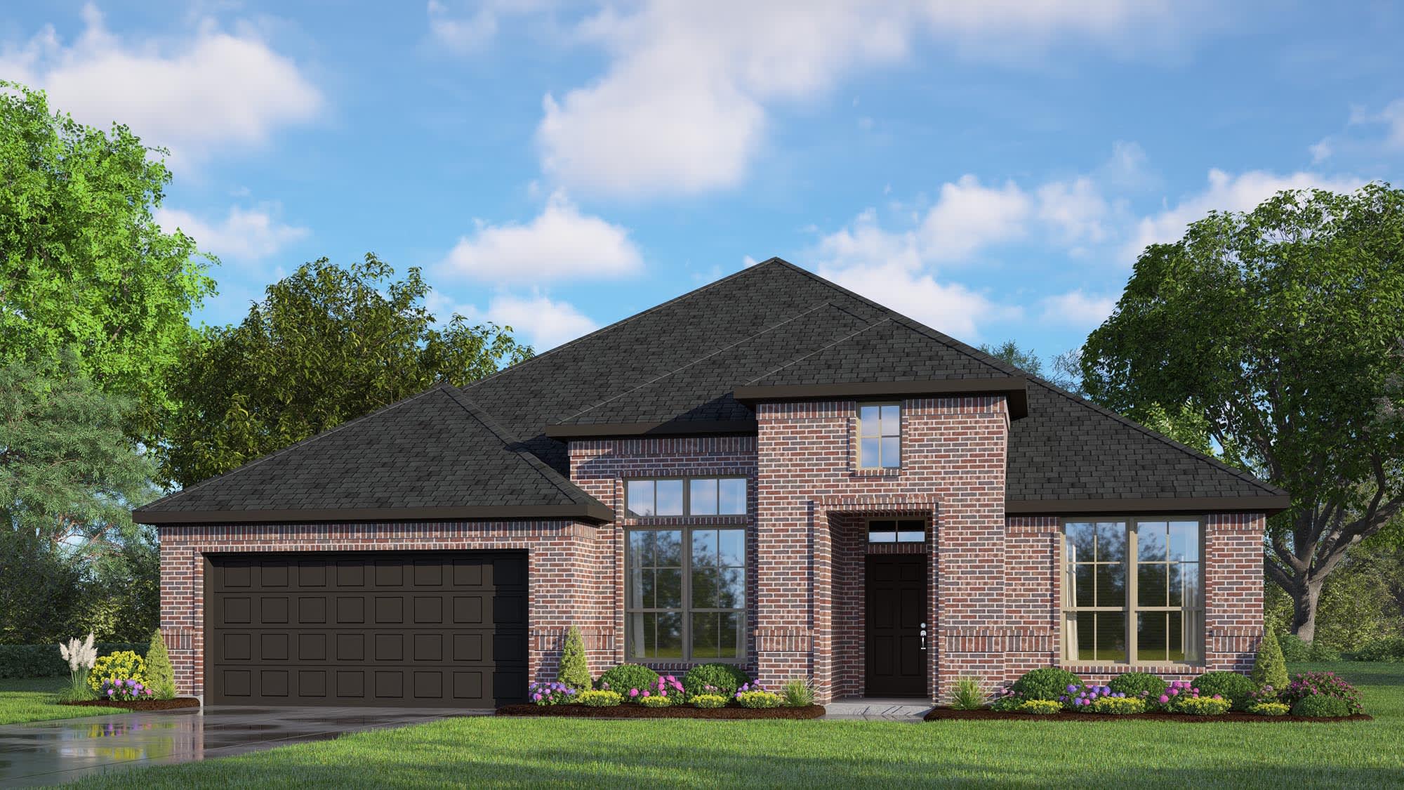 Elevation A | Concept 2464 at Coyote Crossing in Godley, TX by Landsea Homes