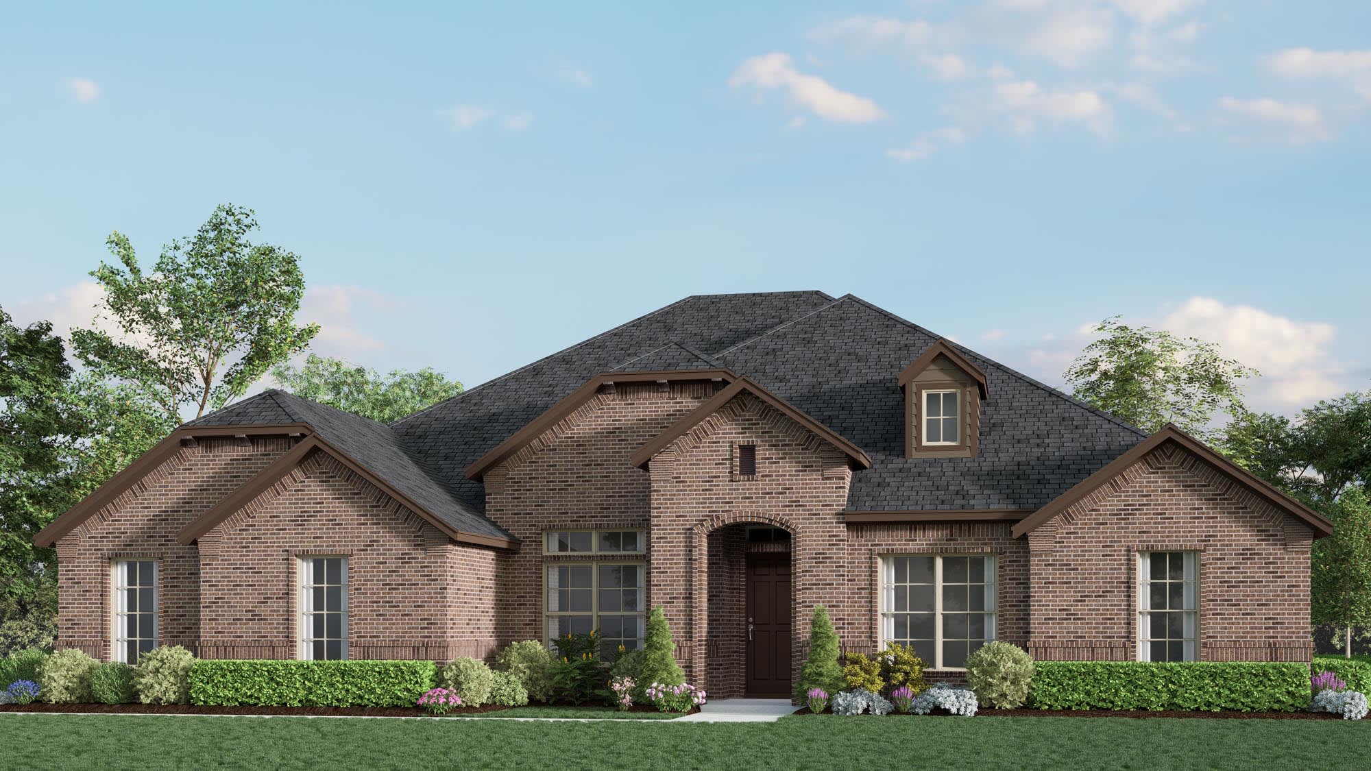 Elevation A | Concept 3009 at The Meadows in Gunter, TX by Landsea Homes