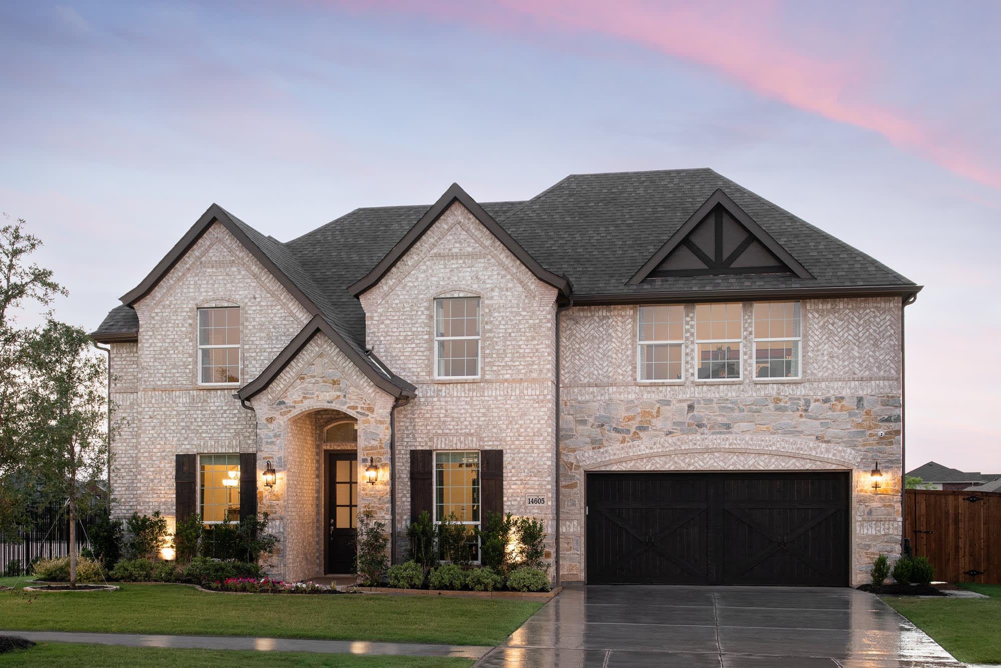 Elevation A with Stone | Concept 3135 at Redden Farms - Signature Series in Midlothian, TX by Landsea Homes