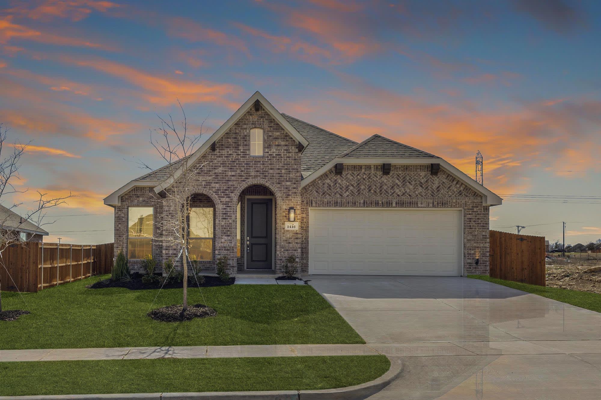 Elevation B | Concept 2065 at Hulen Trails in Fort Worth, TX by Landsea Homes