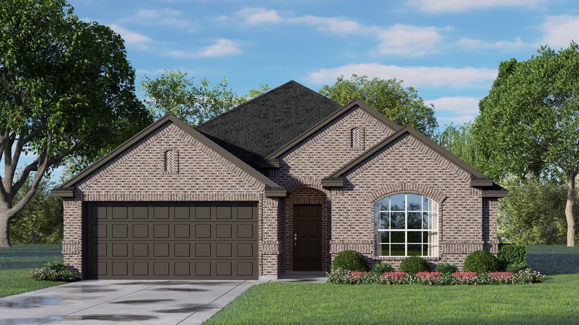 Elevation B | Concept 1660 at Summer Crest in Fort Worth, TX by Landsea Homes