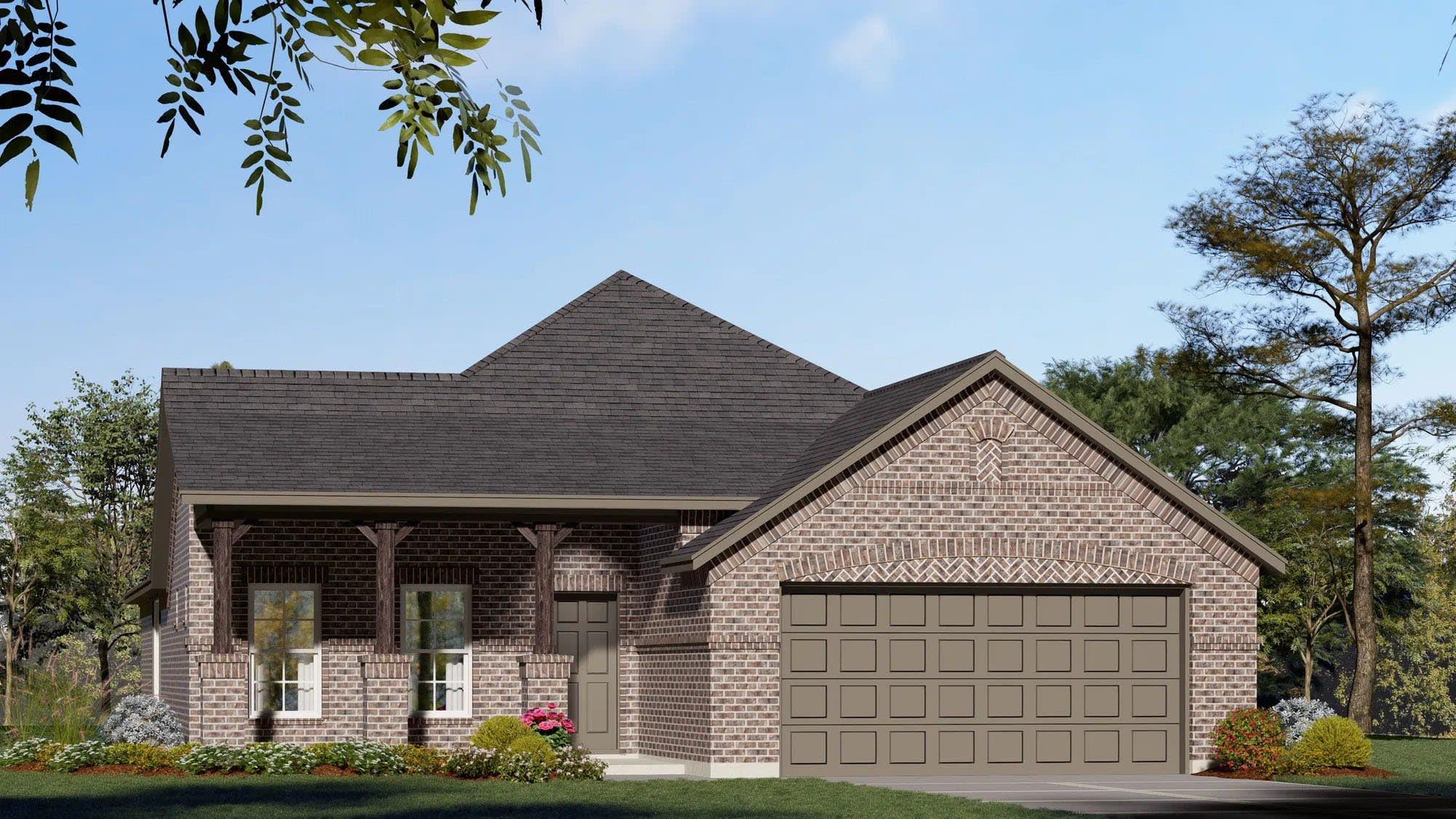 Elevation B | Concept 1849 at Chisholm Hills in Cleburne, TX by Landsea Homes