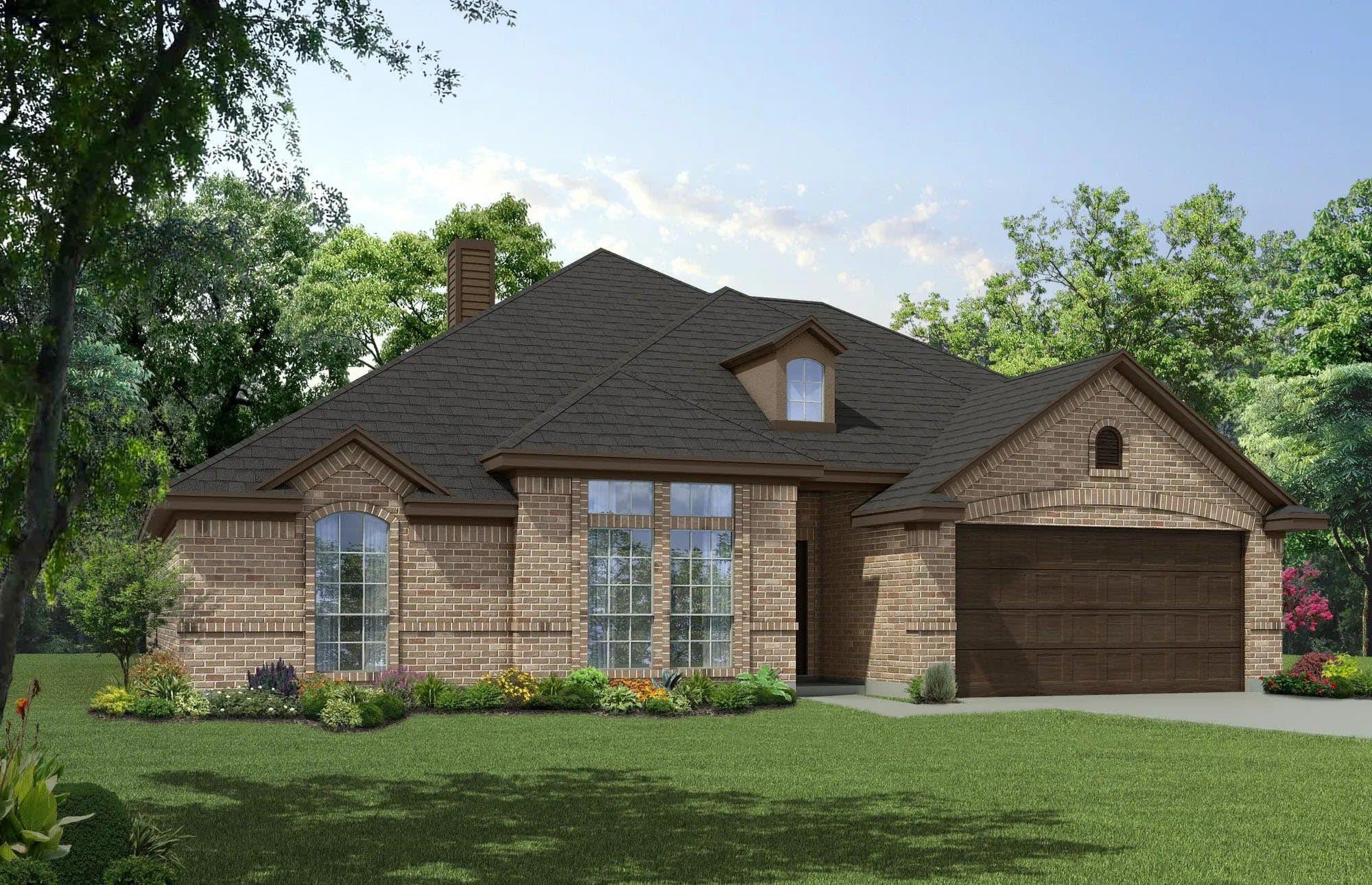 Elevation B | Concept 2379 at Villages of Walnut Grove in Midlothian, TX by Landsea Homes