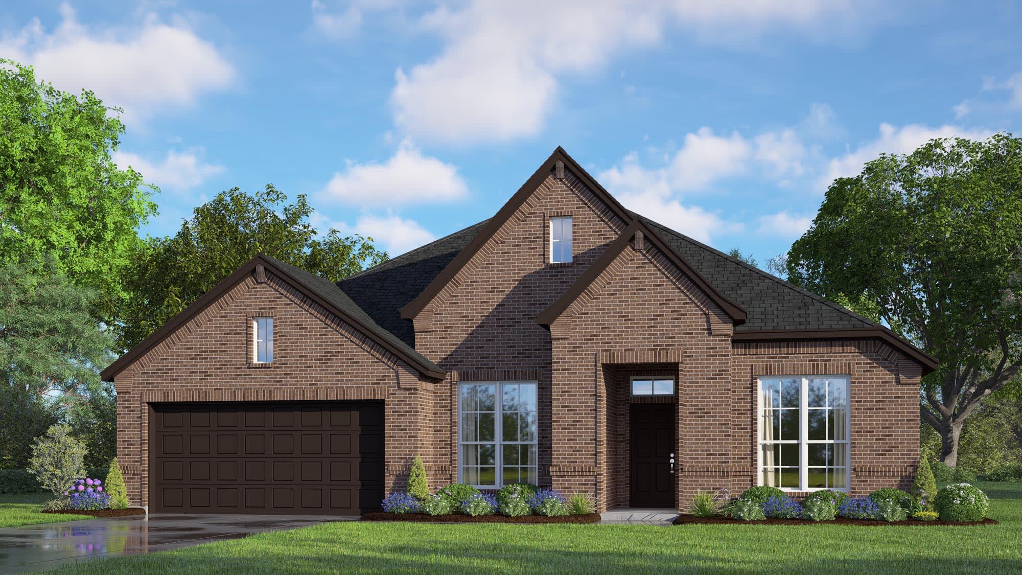Elevation B | Concept 2464 at Coyote Crossing in Godley, TX by Landsea Homes
