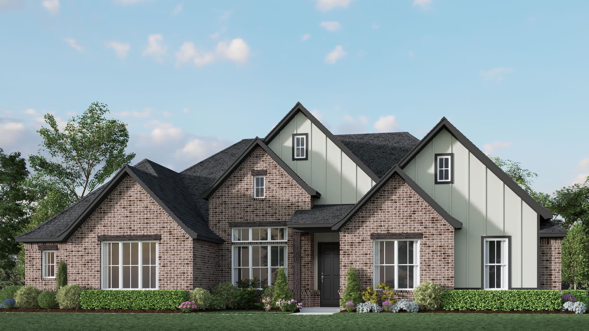 Elevation B | Concept 3009 at The Meadows in Gunter, TX by Landsea Homes