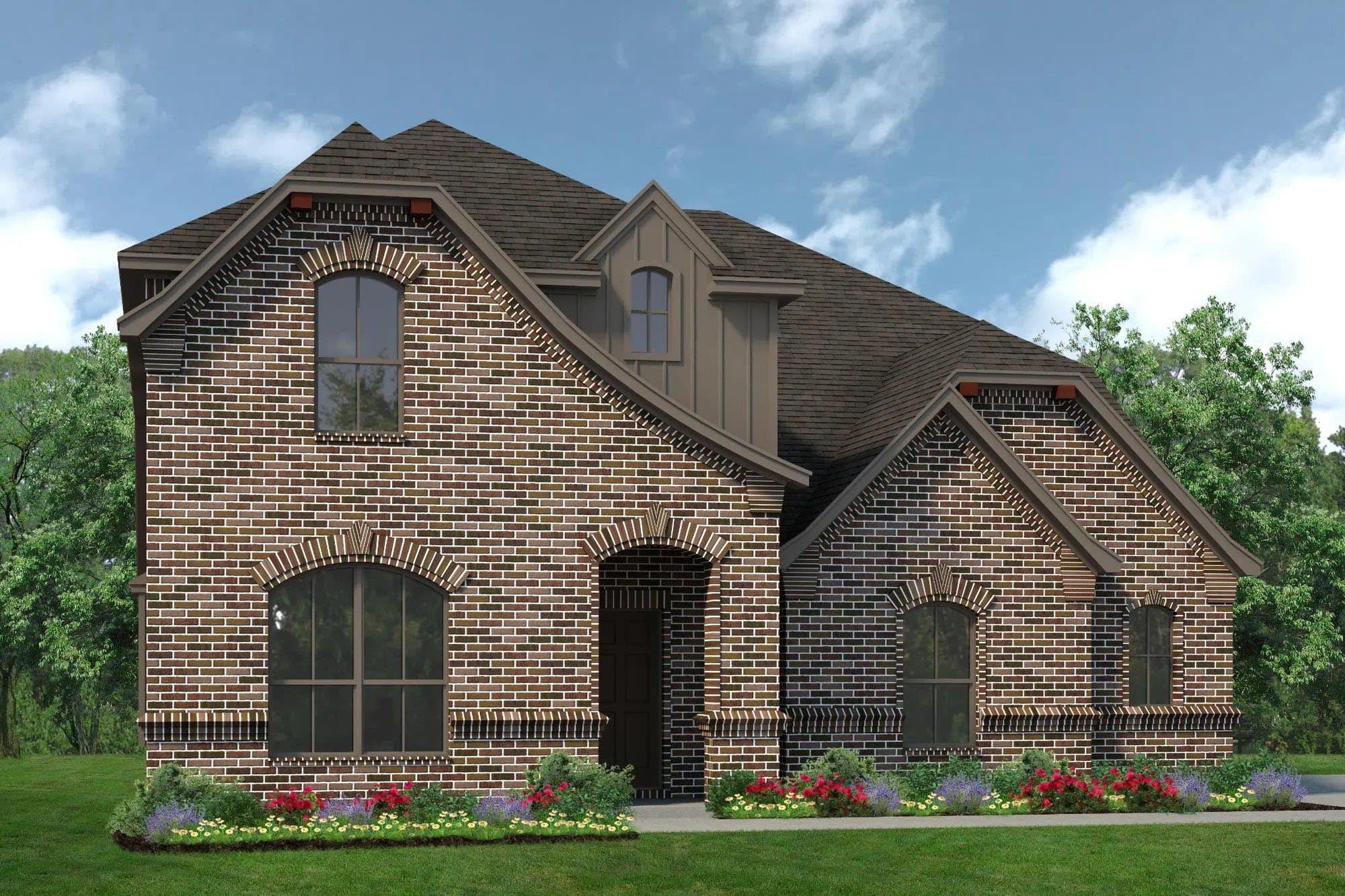 Elevation C with Outswing | Concept 2870 at Summer Crest in Fort Worth, TX by Landsea Homes