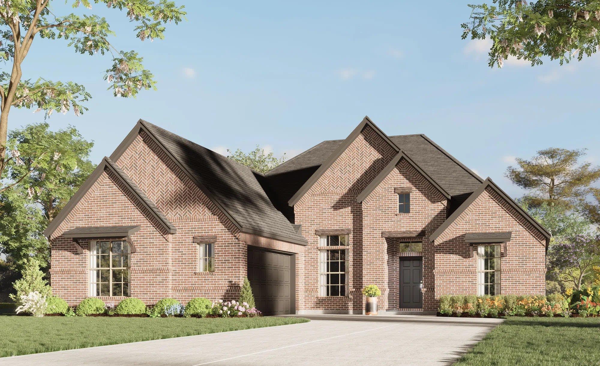 Elevation C | Concept 2370 at Coyote Crossing in Godley, TX by Landsea Homes