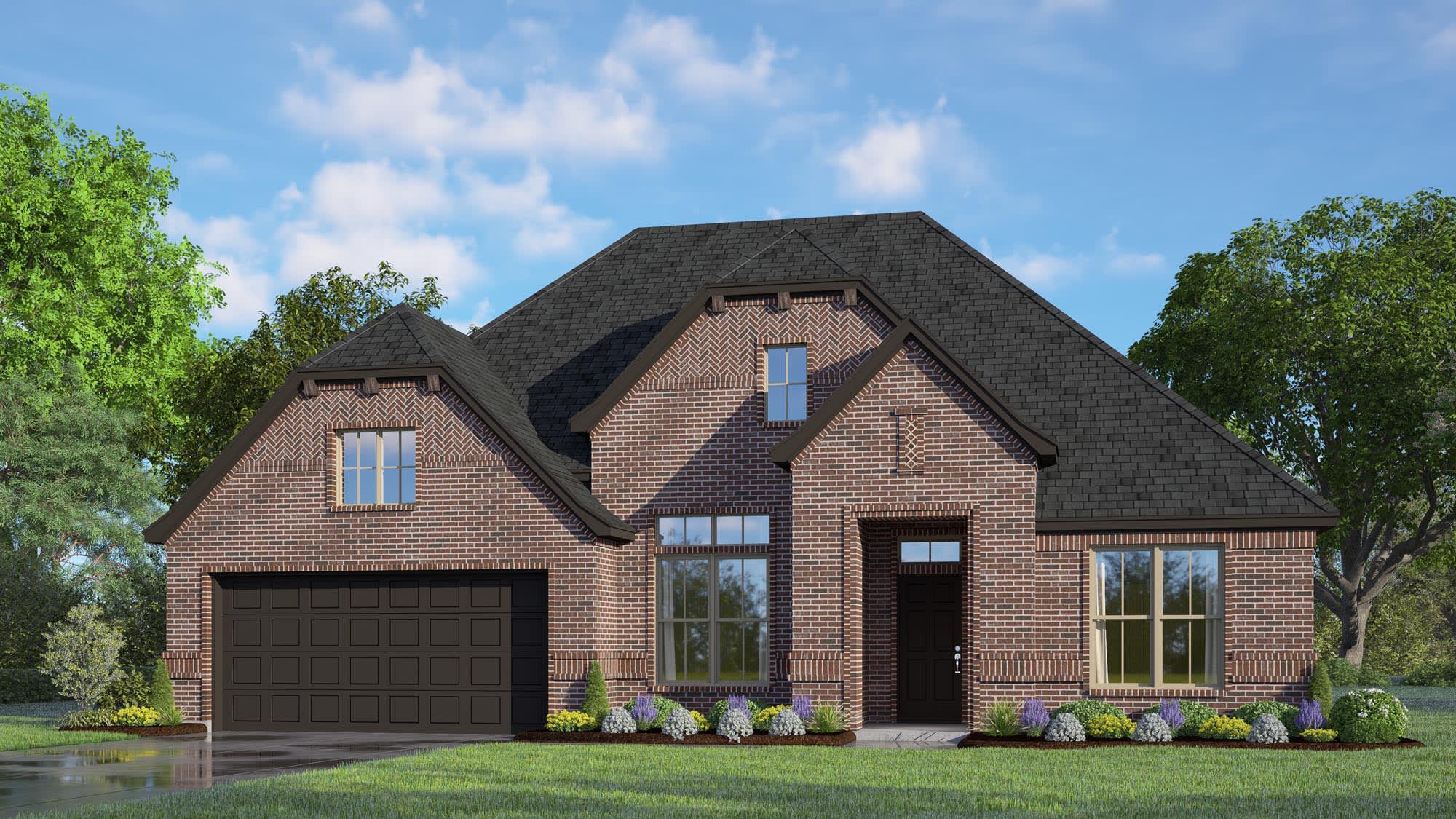Elevation C | Concept 2464 at Coyote Crossing in Godley, TX by Landsea Homes