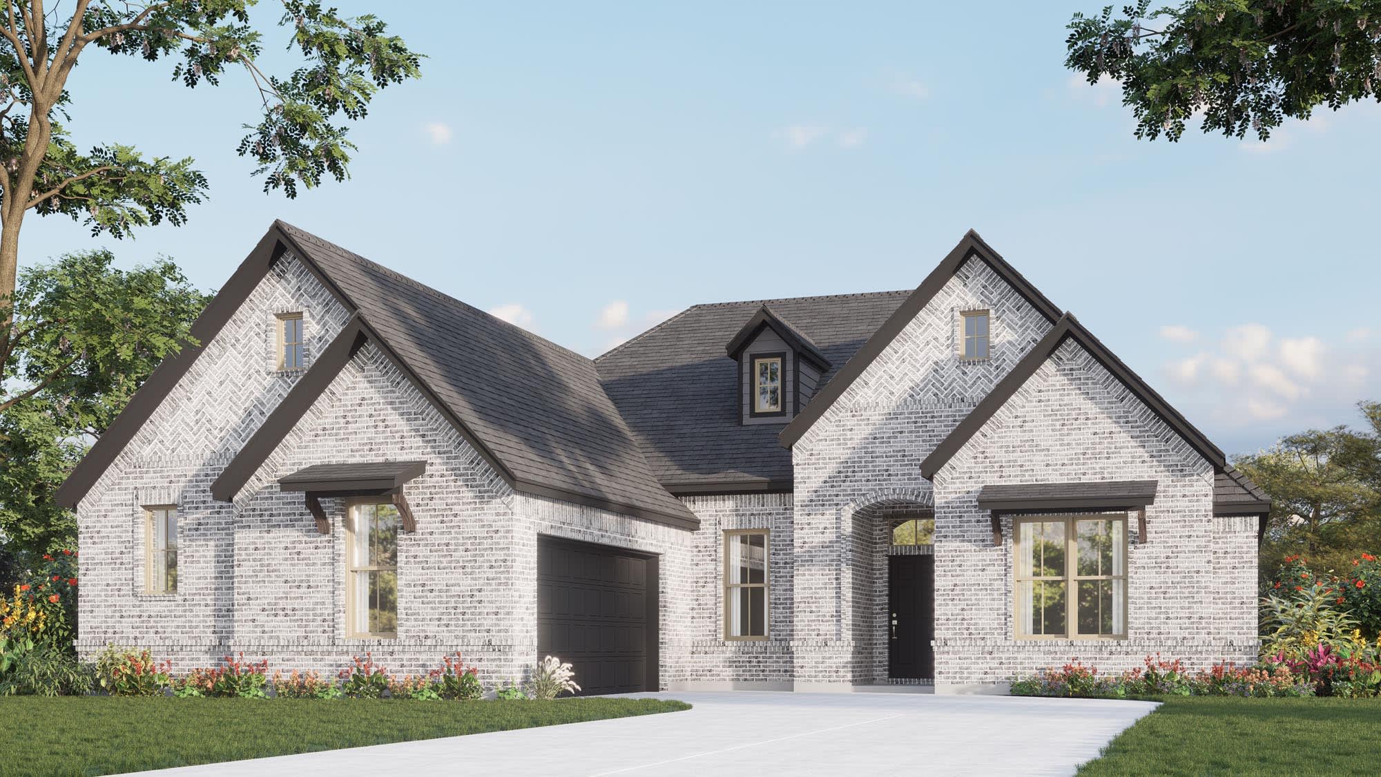 Elevation C | Concept 2050 at Coyote Crossing in Godley, TX by Landsea Homes