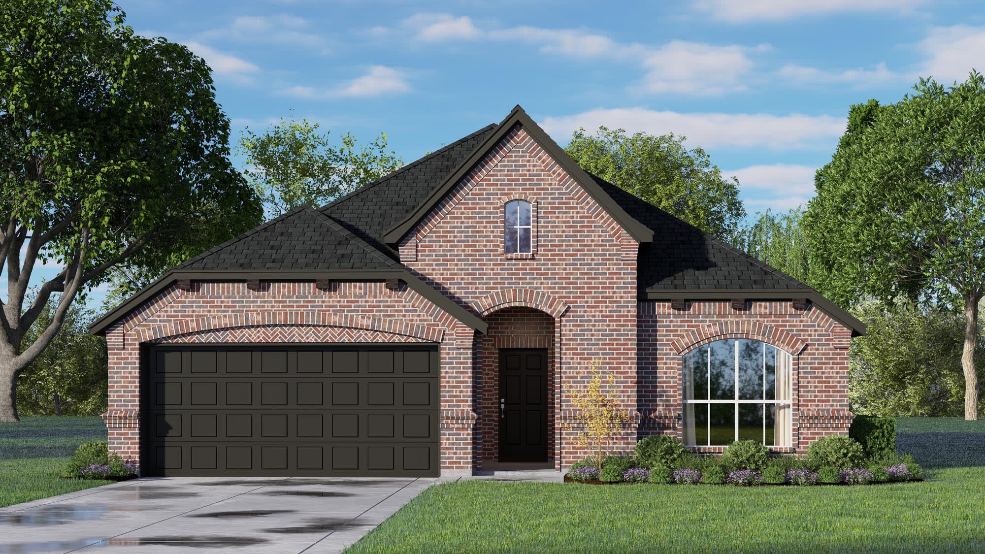Elevation D | Concept 1660 at Chisholm Hills in Cleburne, TX by Landsea Homes