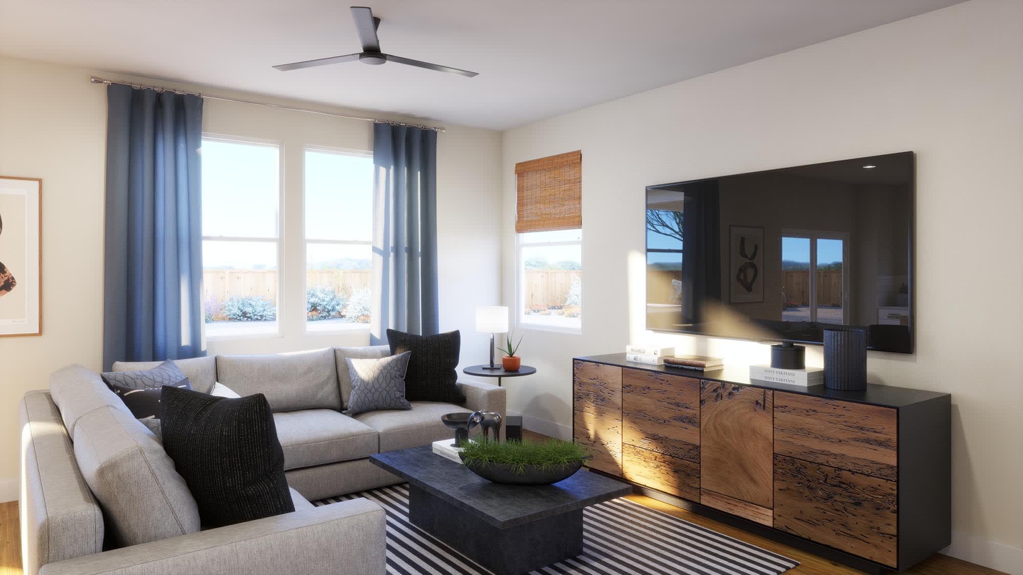 Great Room | Alexa | Ryegrass Collection – Freedom at Anthem in Kyle, TX by Landsea Homes