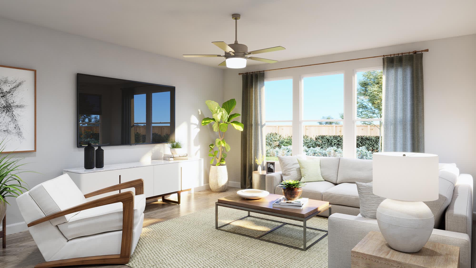 Great Room | Caroline | Sage Collection – Freedom at Anthem in Kyle, TX by Landsea Homes