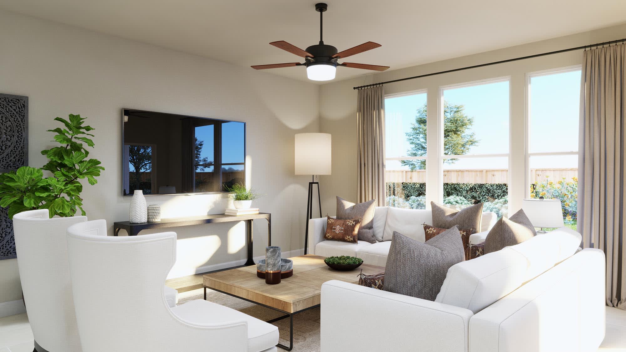 Great Room | Jaxon | Sage Collection – Freedom at Anthem in Kyle, TX by Landsea Homes