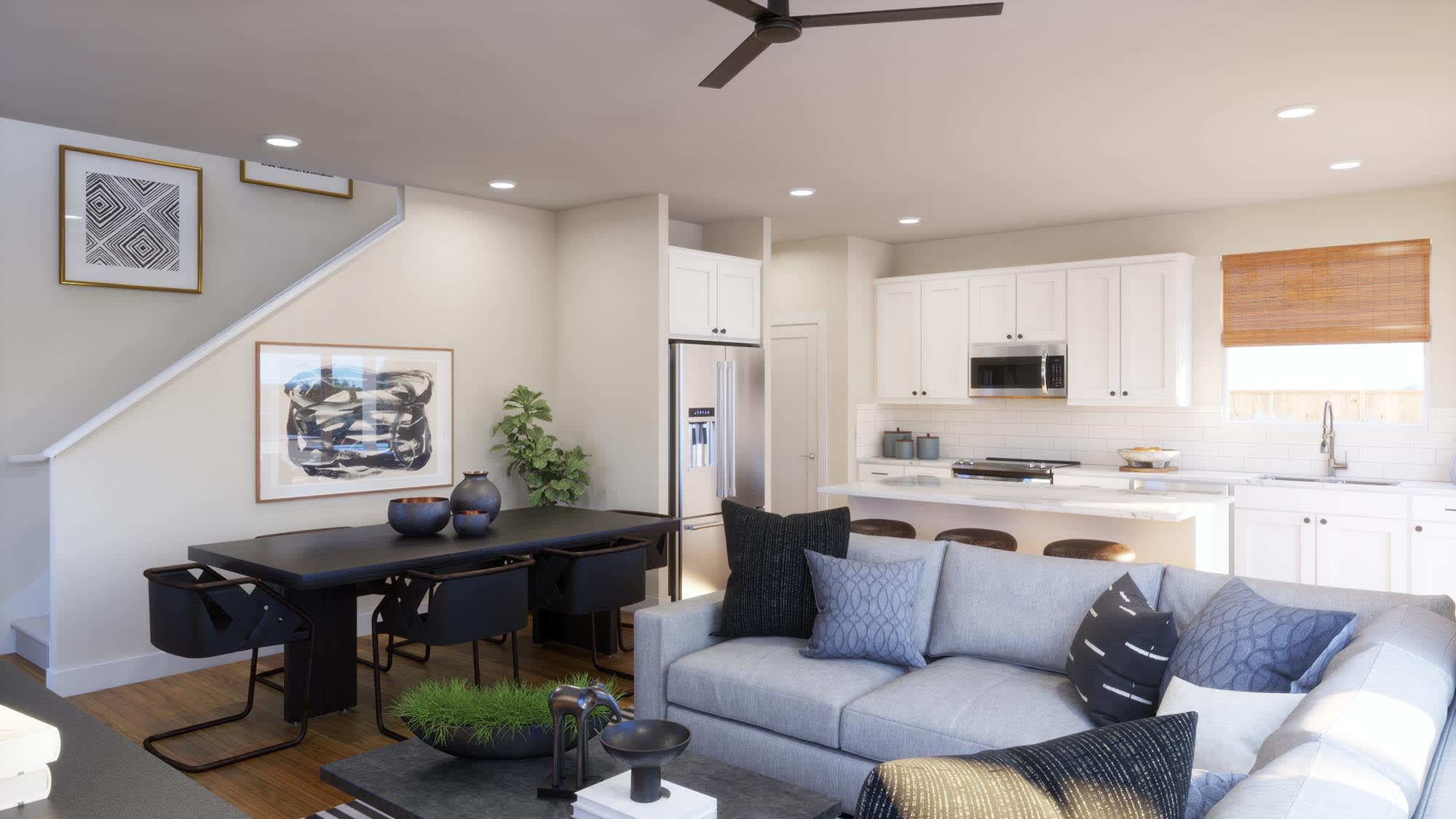 Great Room | Alexa | Ryegrass Collection – Freedom at Anthem in Kyle, TX by Landsea Homes