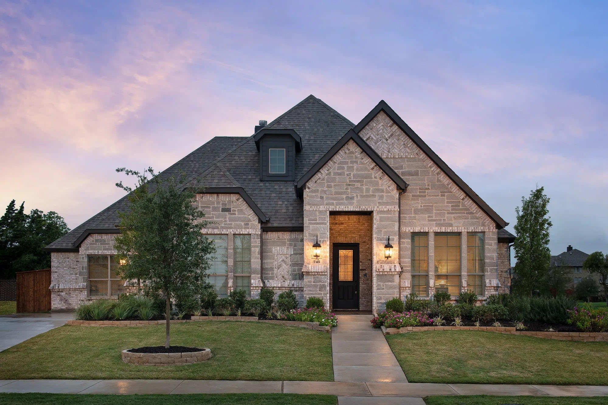 Home Exterior | Lovers Landing in Forney, TX by Landsea Homes