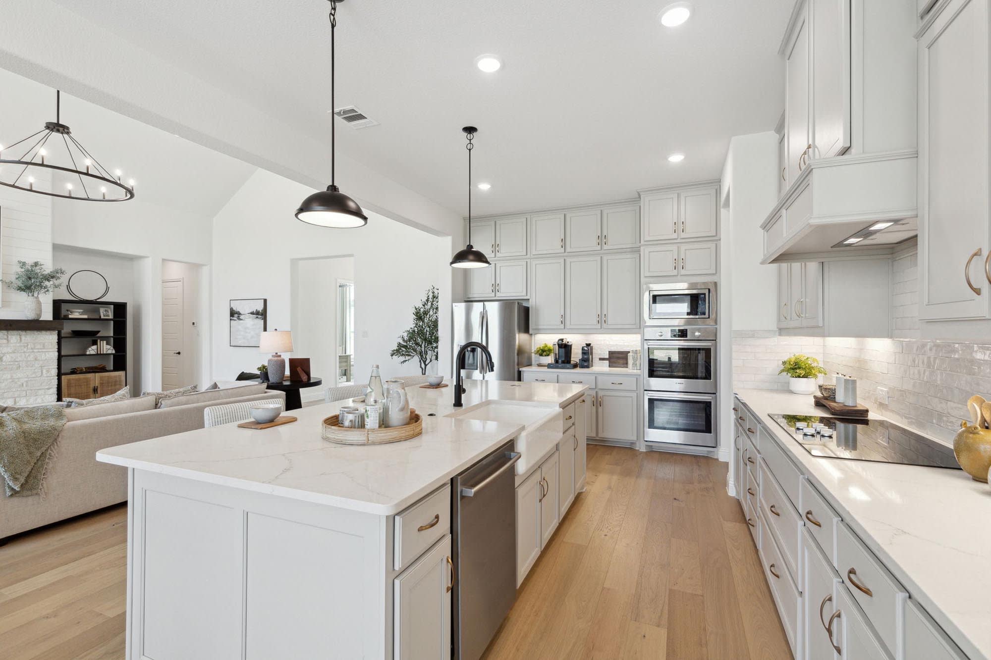 Kitchen | Concept 3441 at The Meadows in Gunter, TX by Landsea Homes