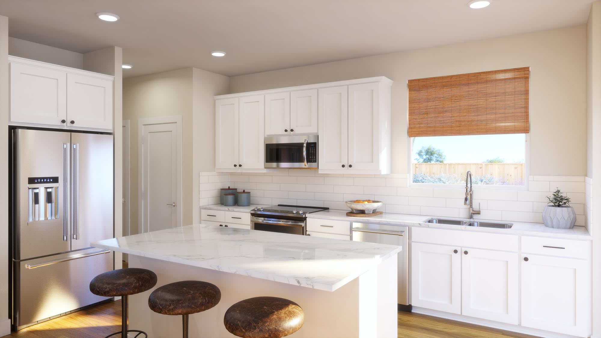 Kitchen | Alexa | Ryegrass Collection – Freedom at Anthem in Kyle, TX by Landsea Homes