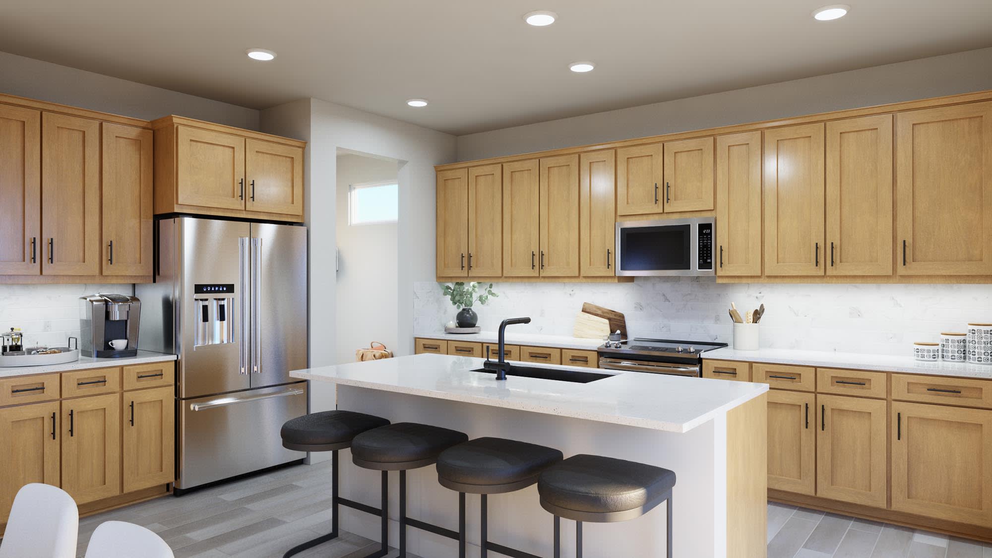 Kitchen | Beau | Sage Collection – Freedom at Anthem in Kyle, TX by Landsea Homes