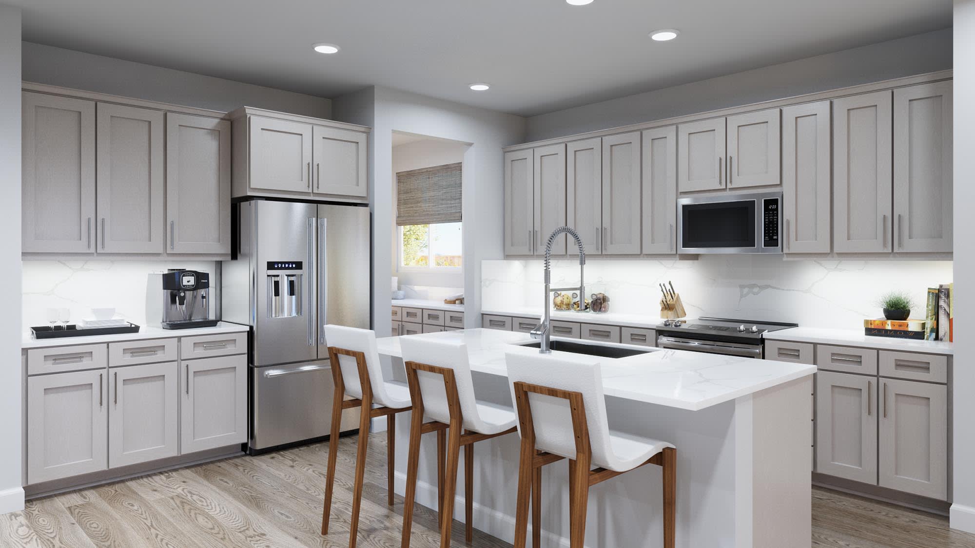 Kitchen | Caroline | Sage Collection – Freedom at Anthem in Kyle, TX by Landsea Homes