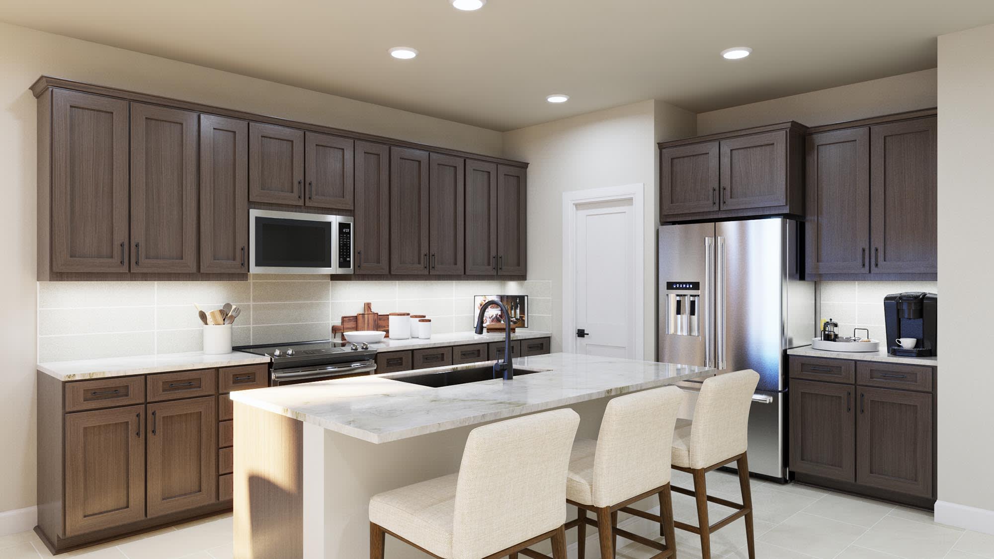 Kitchen | Jaxon | Sage Collection – Freedom at Anthem in Kyle, TX by Landsea Homes