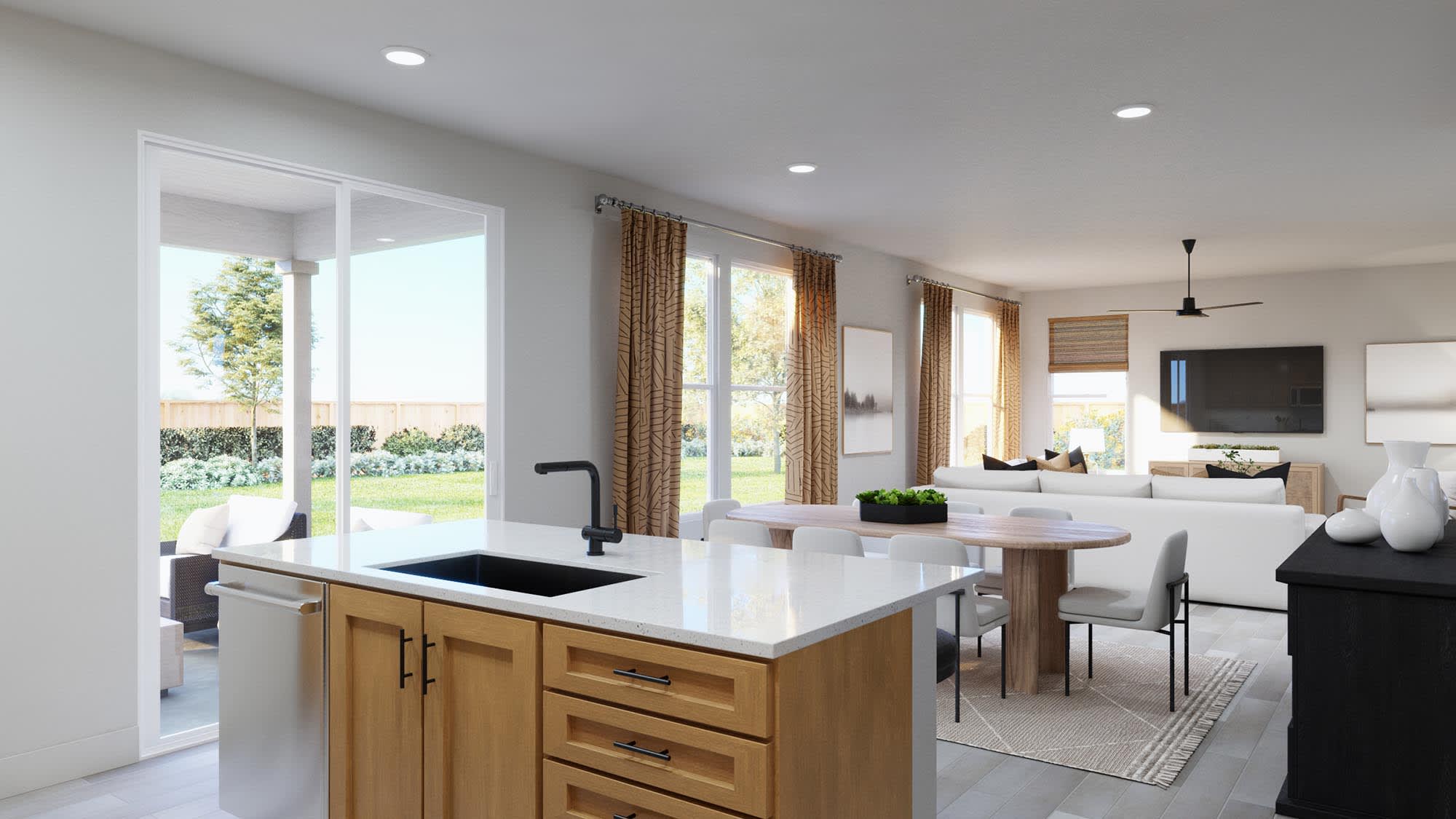 Kitchen | Beau | Sage Collection – Freedom at Anthem in Kyle, TX by Landsea Homes