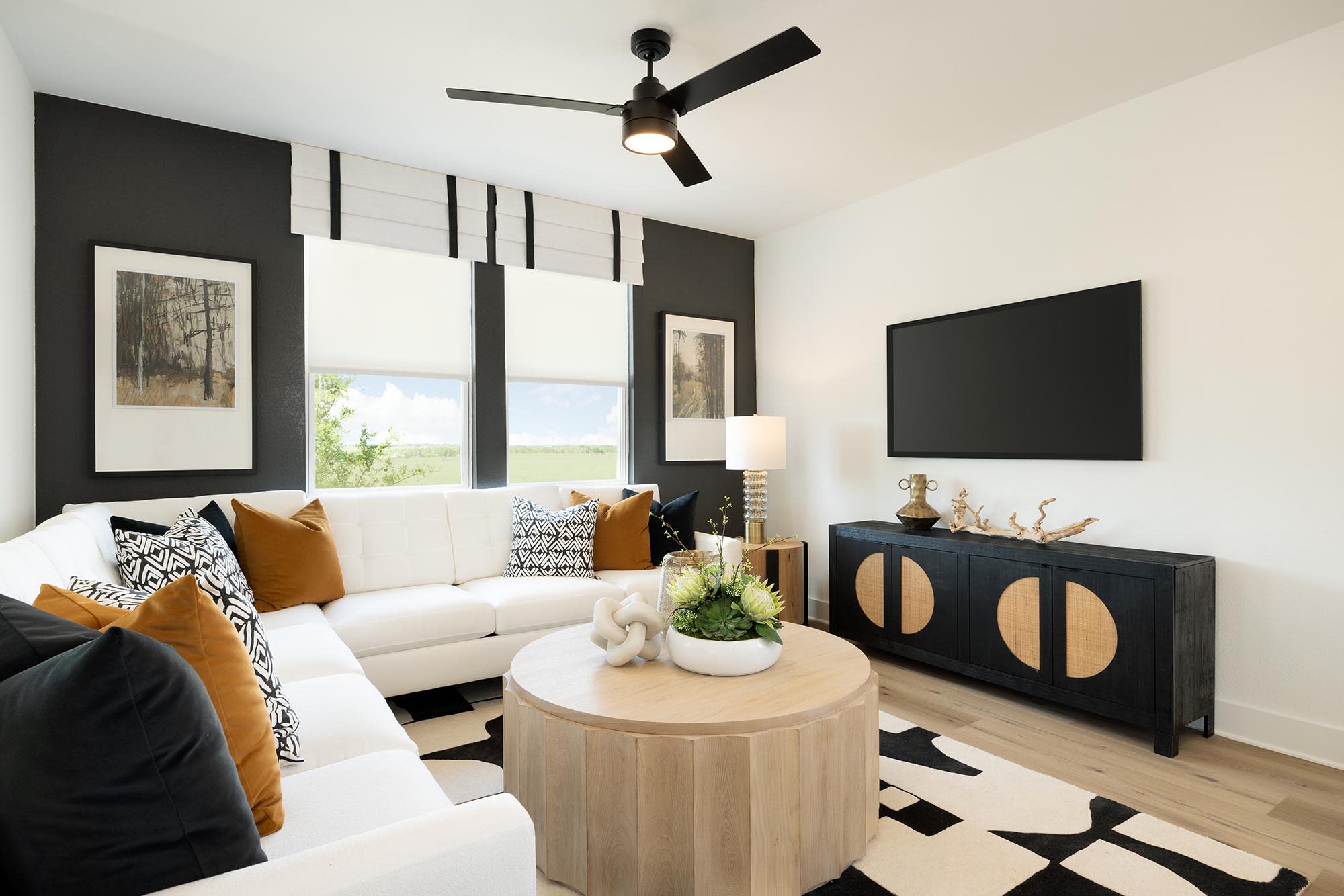 Great Room | Amy | Ryegrass Collection – Freedom at Anthem in Kyle, TX by Landsea Homes