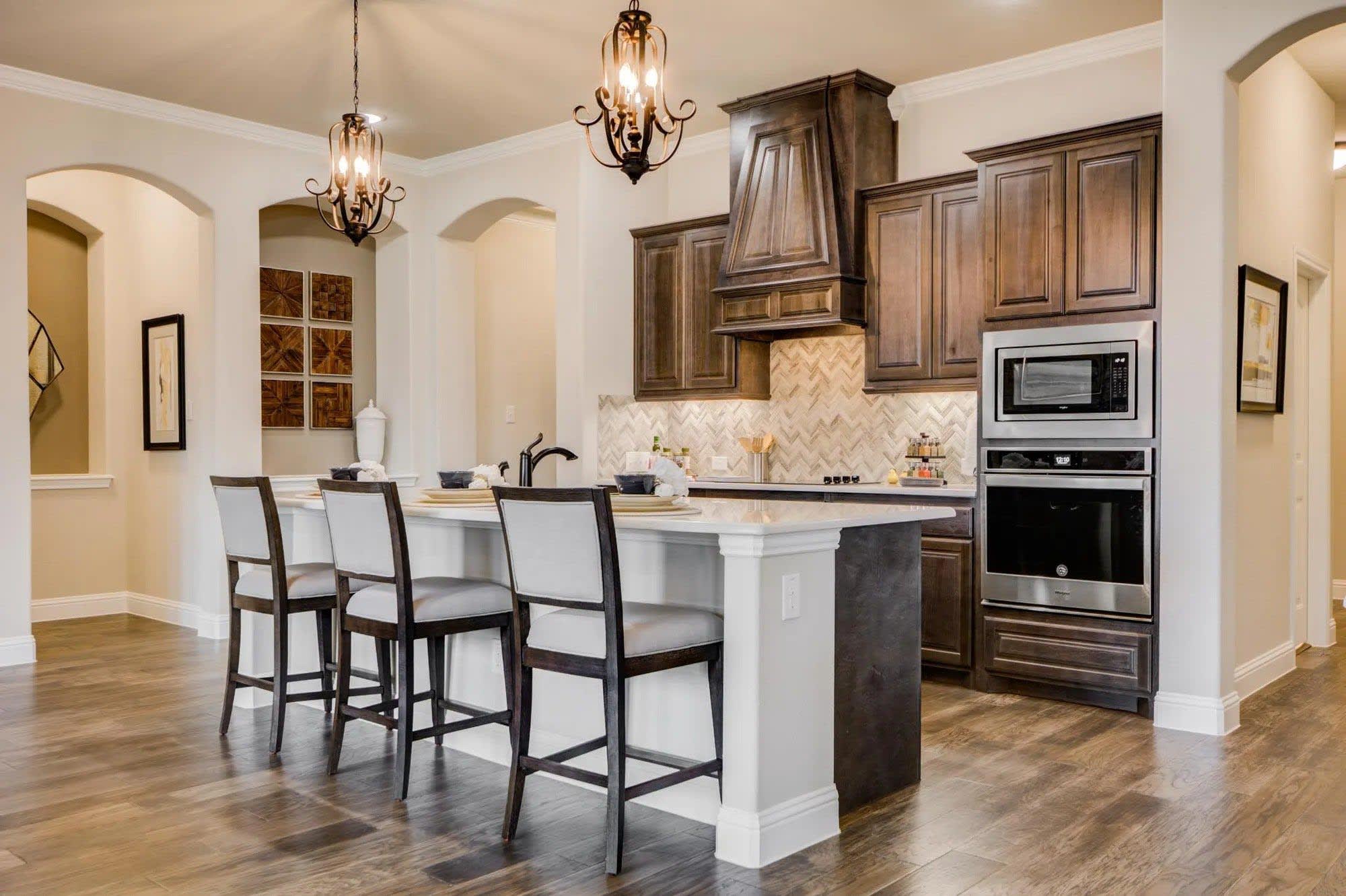 Kitchen | Concept 2622 at Coyote Crossing in Godley, TX by Landsea Homes