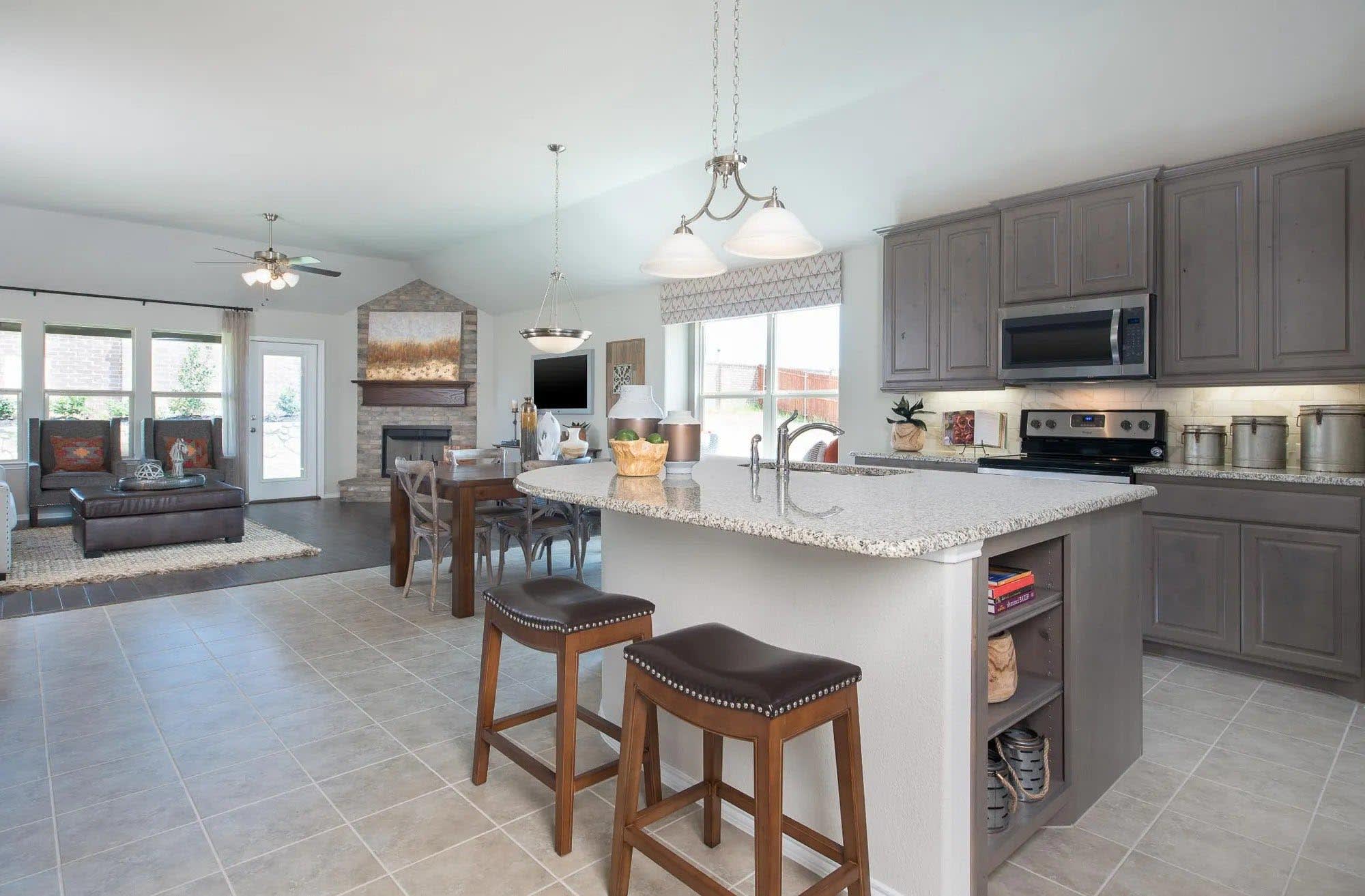 Kitchen | Concept 1849 at Chisholm Hills in Cleburne, TX by Landsea Homes