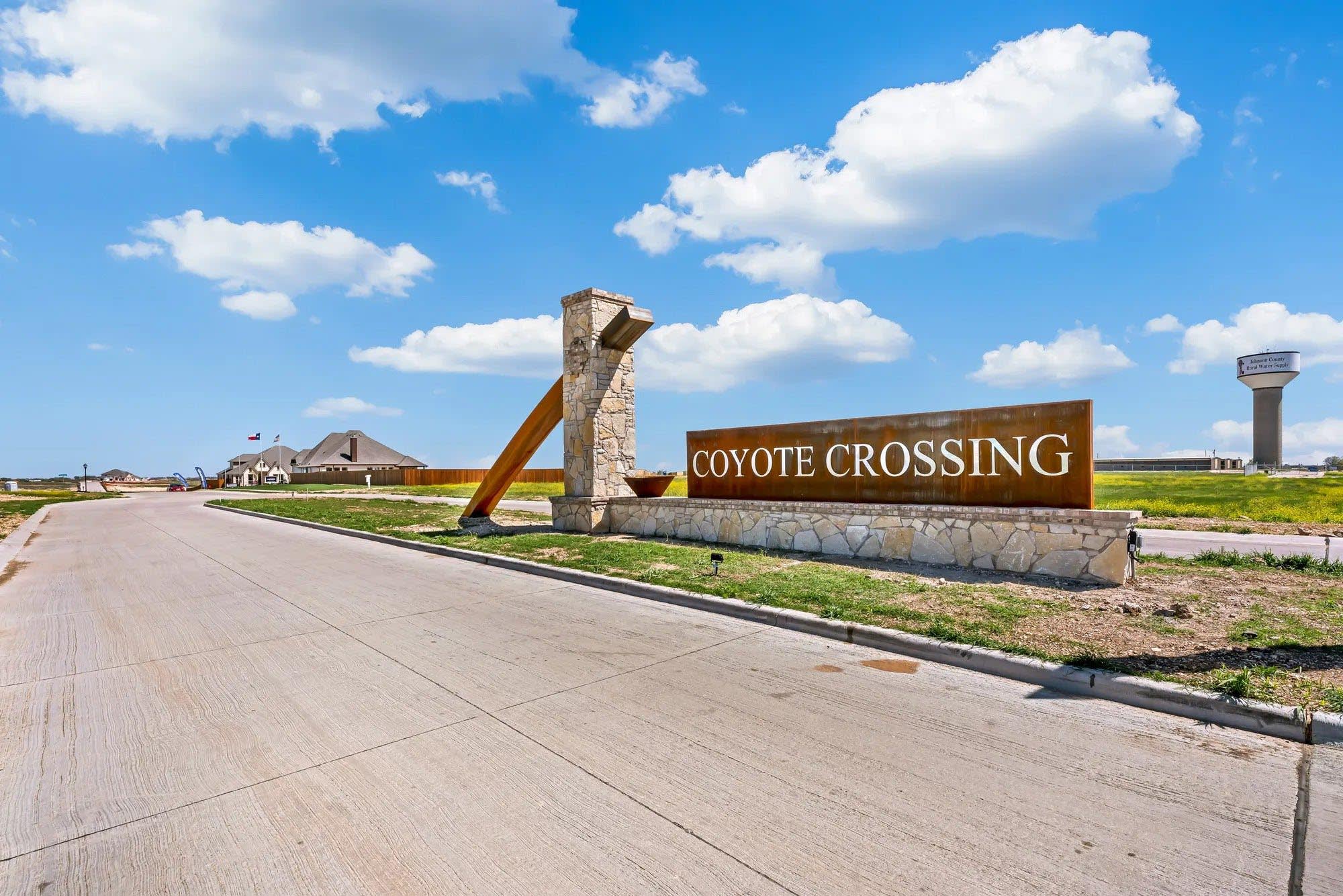 Monument Sign | Coyote Crossing in Godley, TX by Landsea Homes