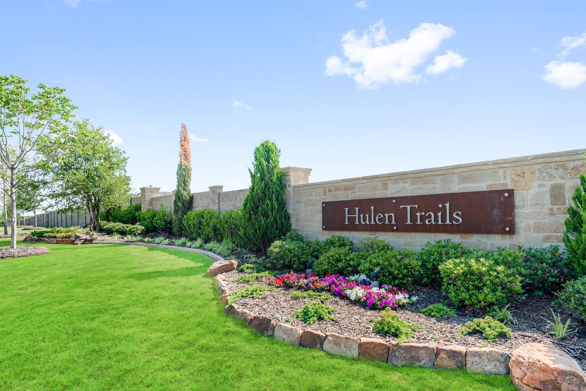 Monument Sign | Hulen Trails in Fort Worth, TX by Landsea Homes