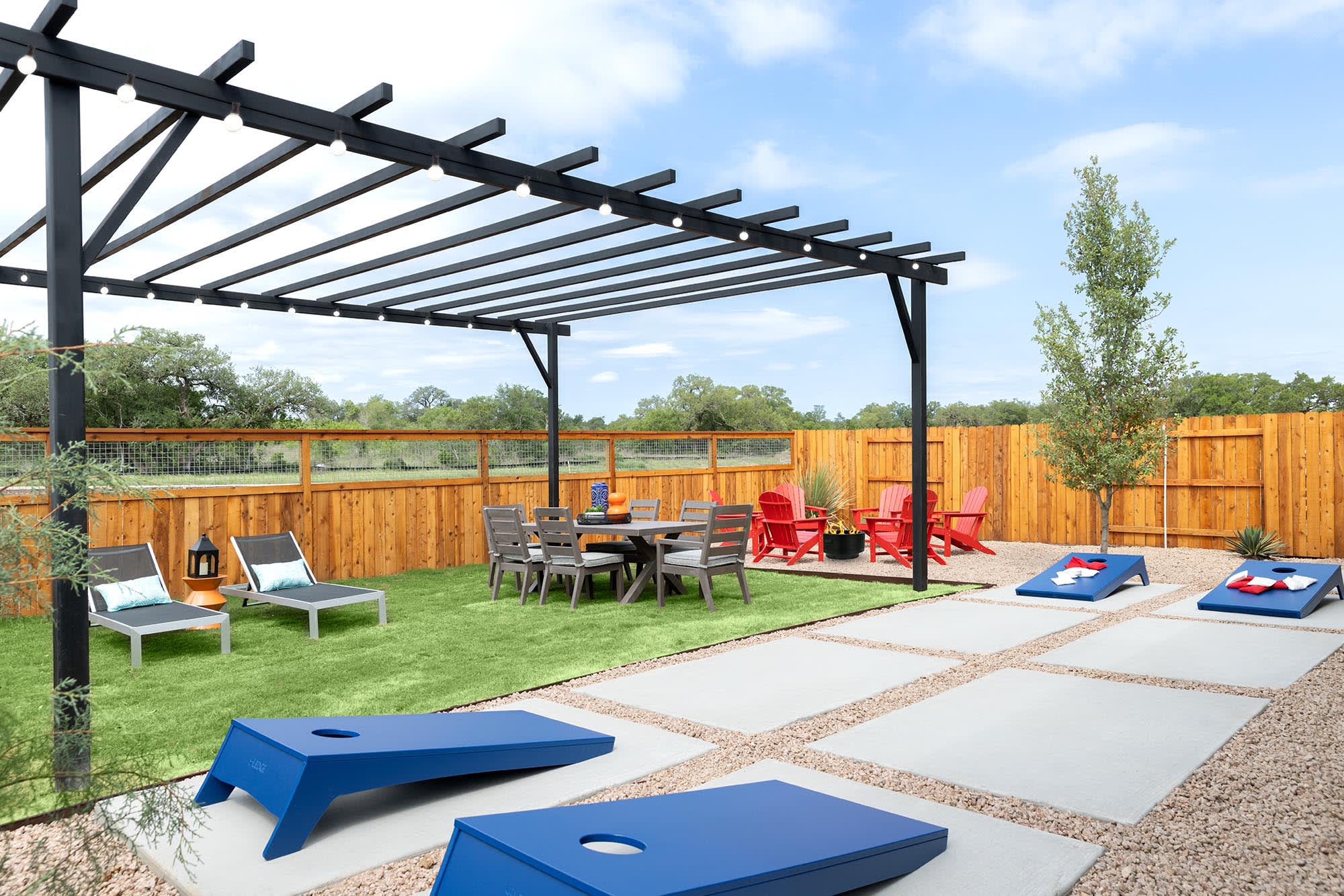 Patio | Javen | Sage Collection – Freedom at Anthem in Kyle, TX by Landsea Homes