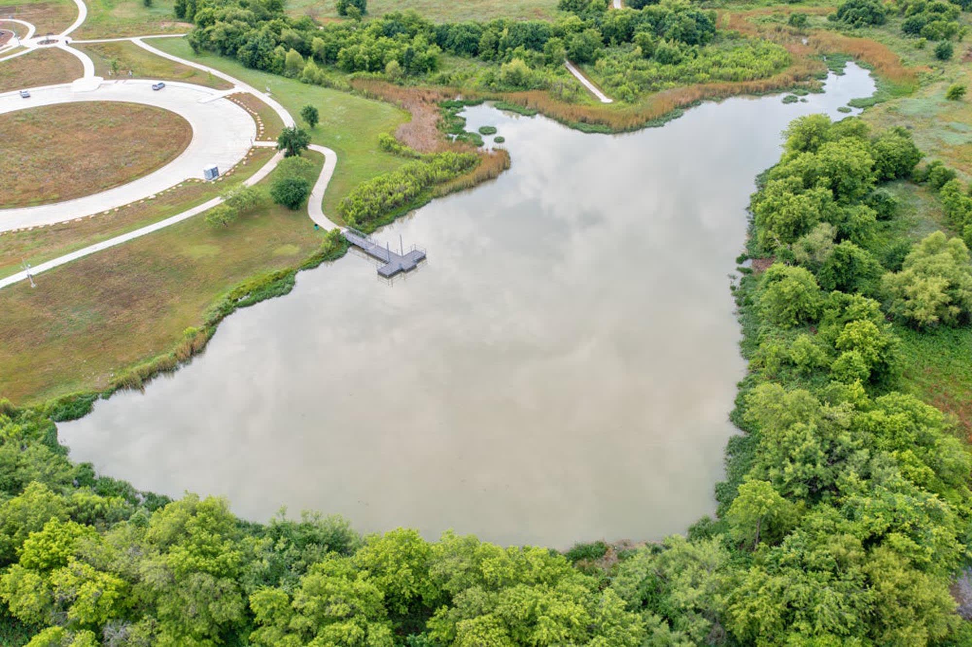 Pond at Chisholm Trail Park | Hulen Trails in Fort Worth, TX by Landsea Homes