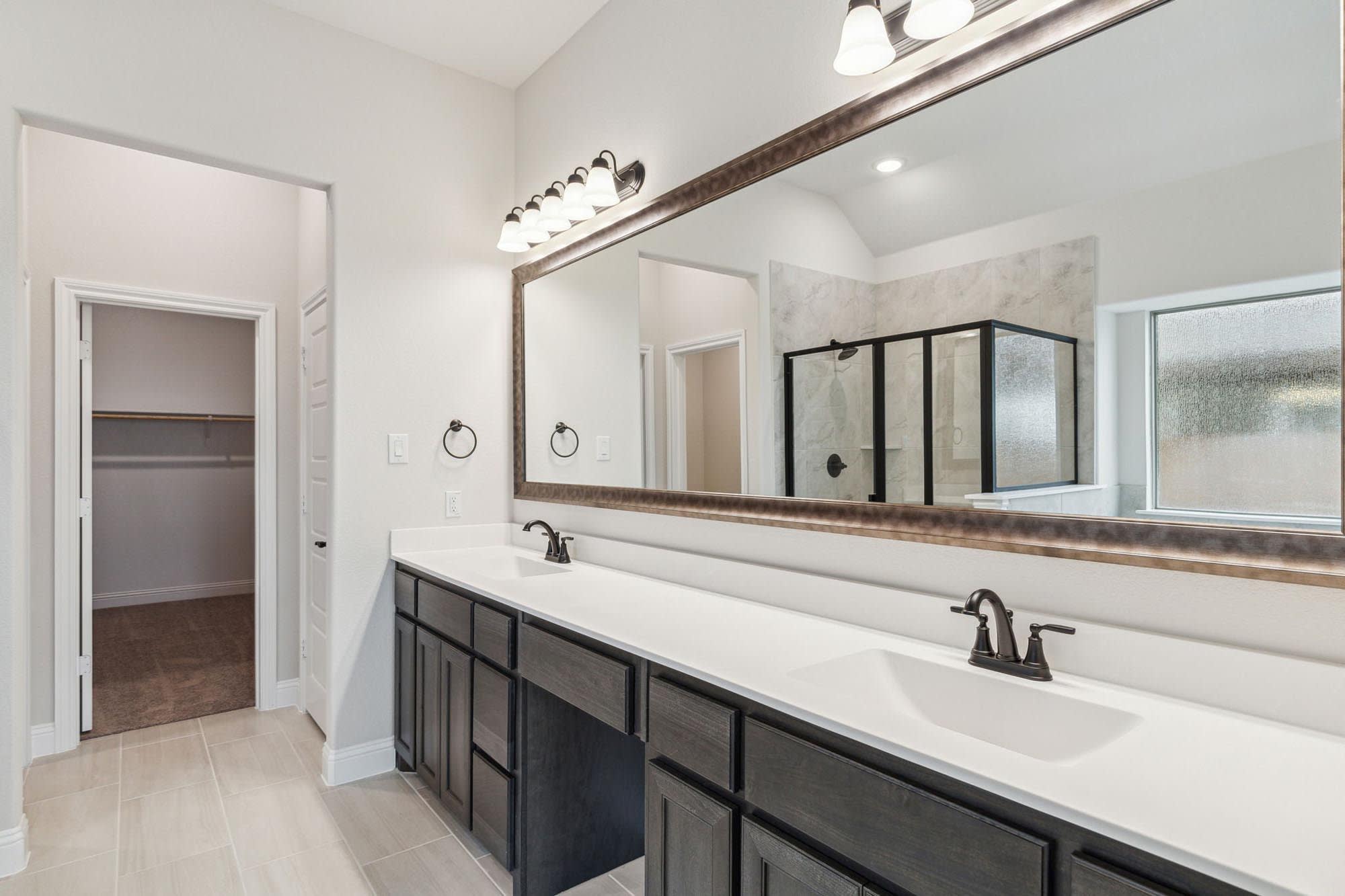 Primary Bathroom | Concept 2050 at Redden Farms - Signature Series in Midlothian, TX by Landsea Homes