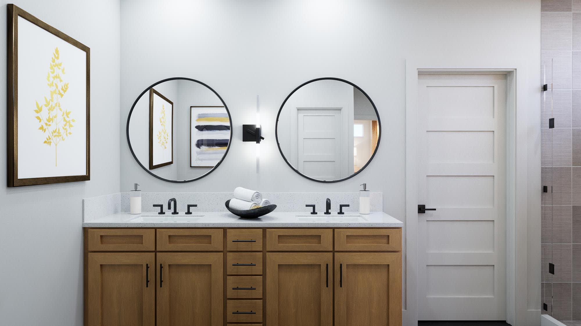 Primary Bath | Beau | Sage Collection – Freedom at Anthem in Kyle, TX by Landsea Homes