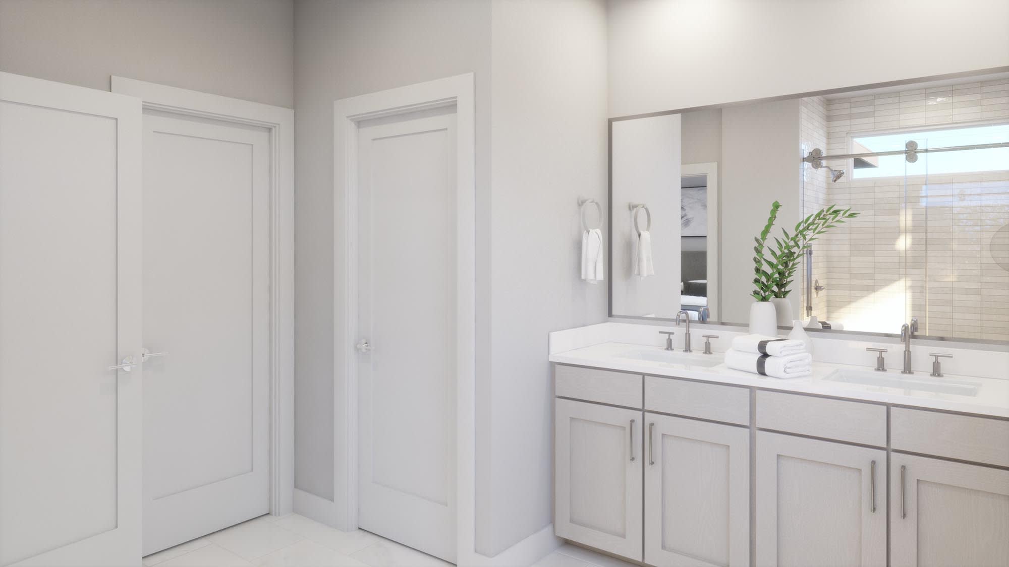 Primary Bath | Jacob | Ryegrass Collection – Freedom at Anthem in Kyle, TX by Landsea Homes