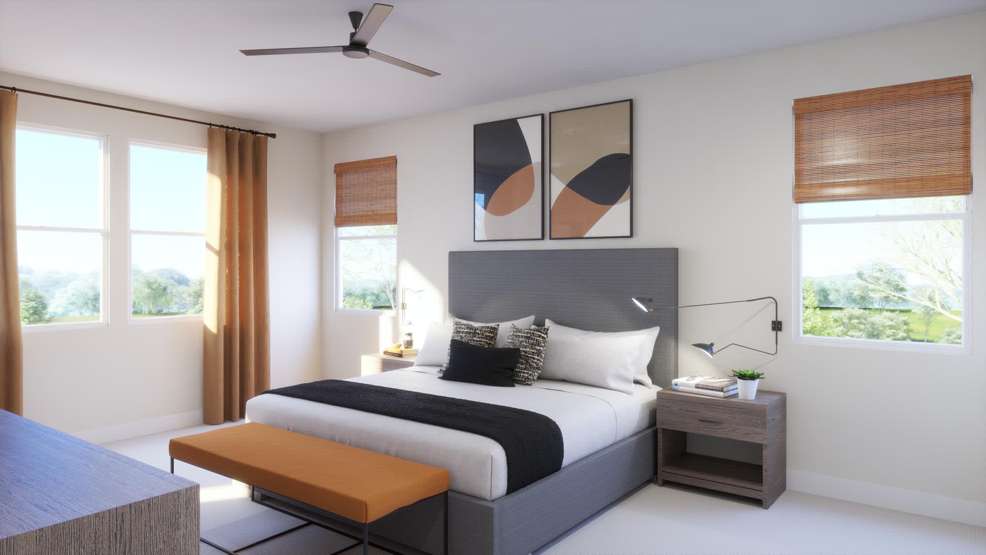 Primary Bedroom | Alexa | Ryegrass Collection – Freedom at Anthem in Kyle, TX by Landsea Homes