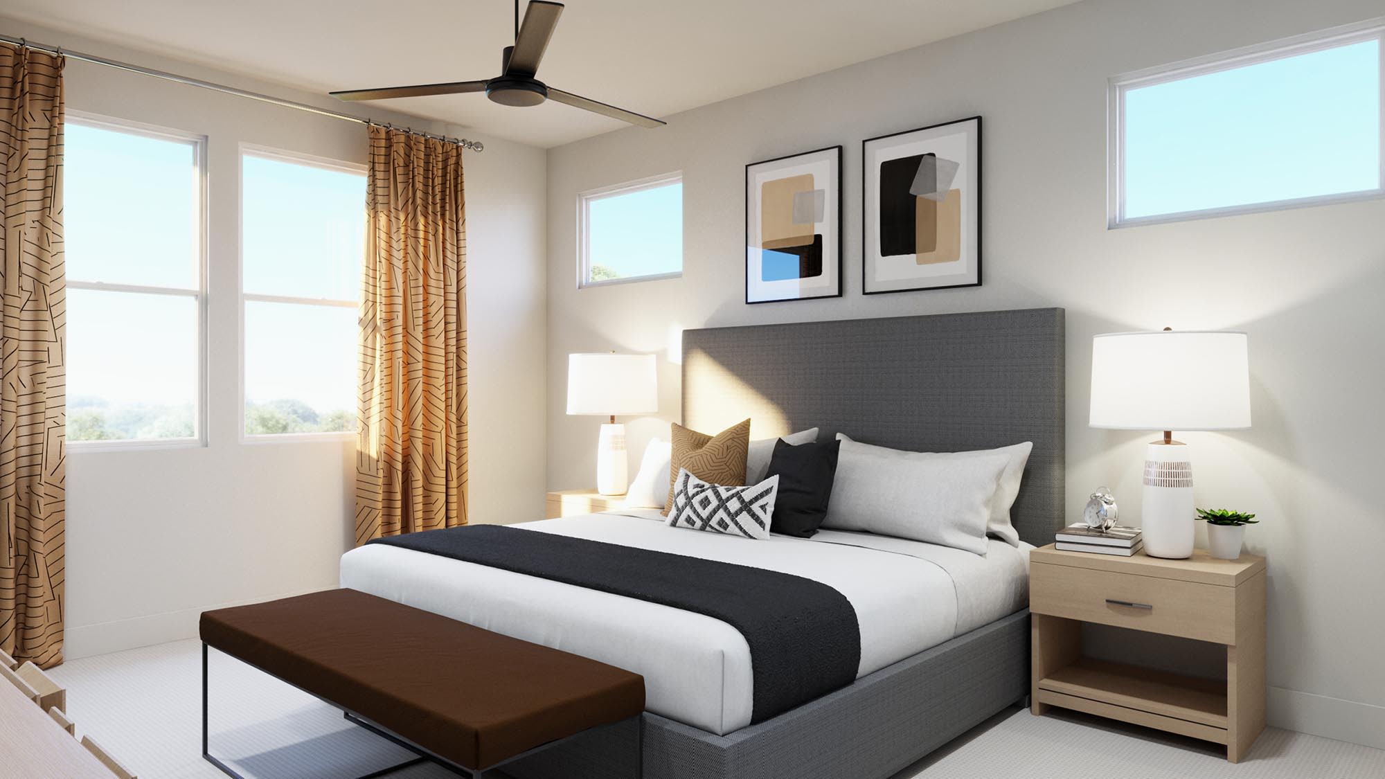 Primary Bedroom | Beau | Sage Collection – Freedom at Anthem in Kyle, TX by Landsea Homes