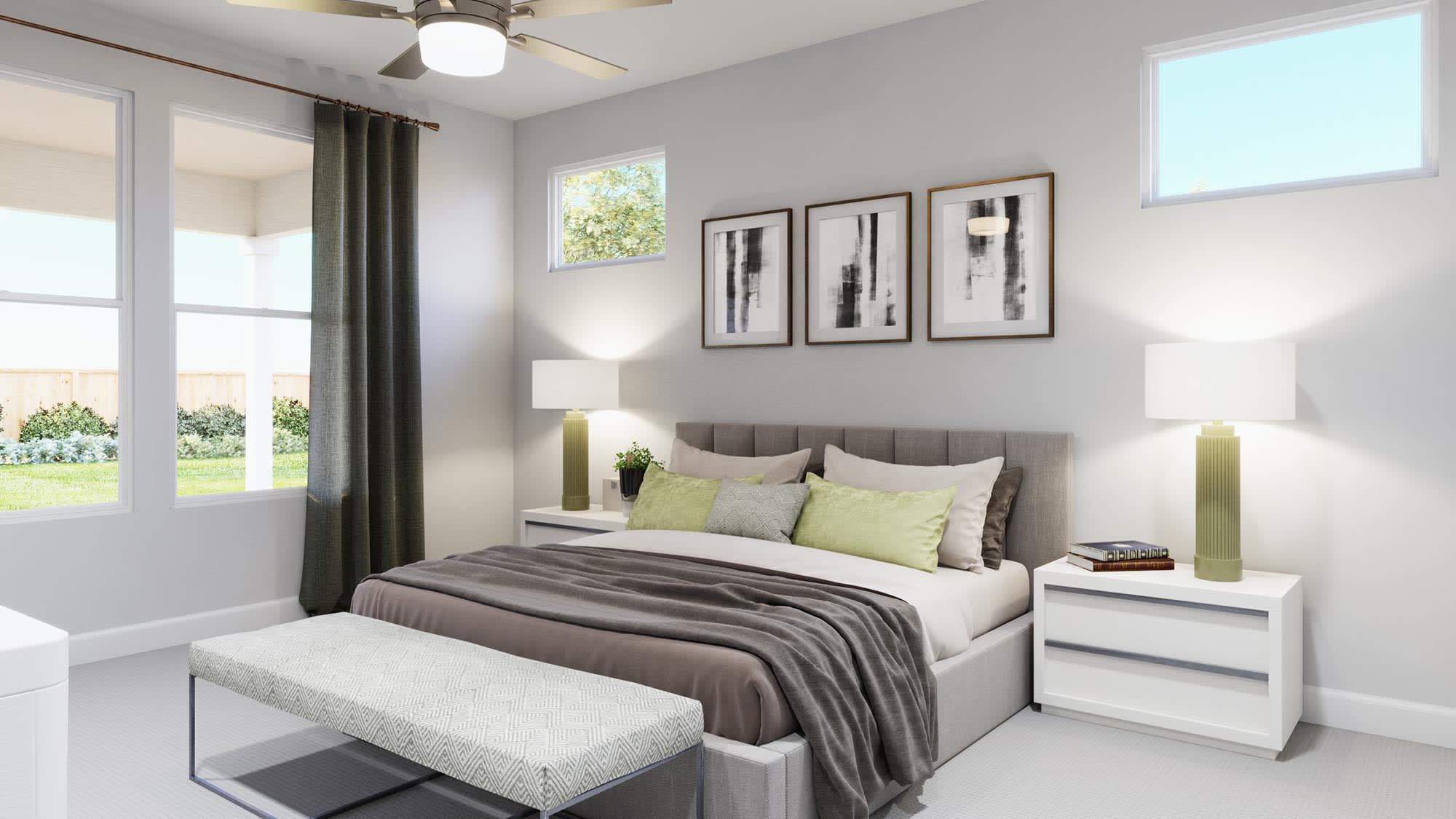 Primary Bedroom | Caroline | Sage Collection – Freedom at Anthem in Kyle, TX by Landsea Homes
