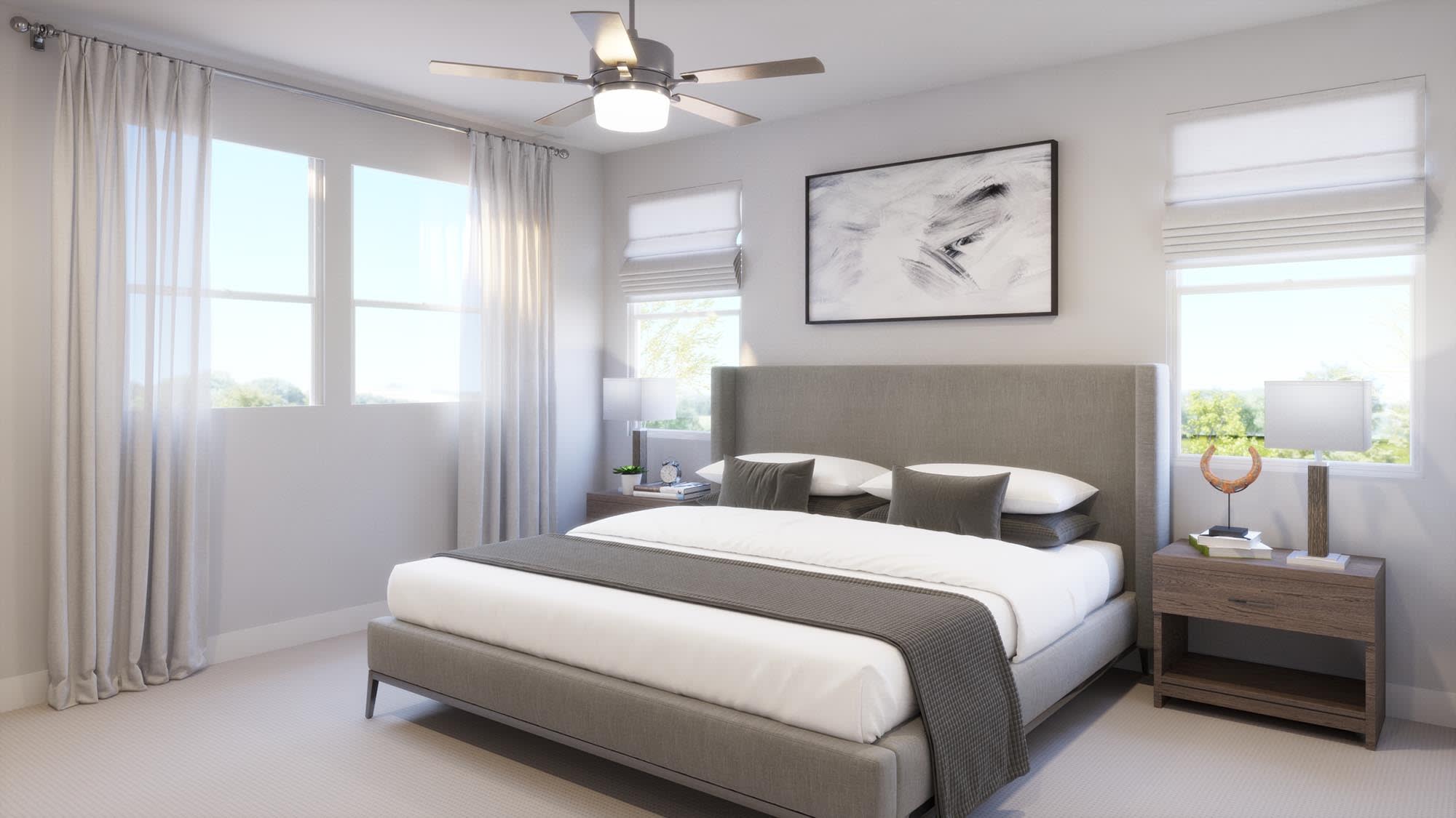 Primary Bedroom | Jacob | Ryegrass Collection – Freedom at Anthem in Kyle, TX by Landsea Homes
