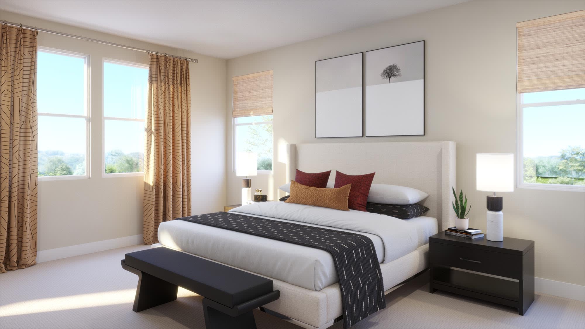 Primary Bedroom | Micah | Ryegrass Collection – Freedom at Anthem in Kyle, TX by Landsea Homes