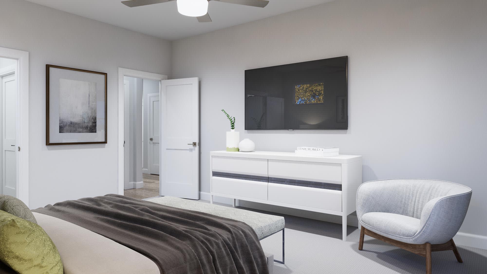 Primary Bedroom | Caroline | Sage Collection – Freedom at Anthem in Kyle, TX by Landsea Homes