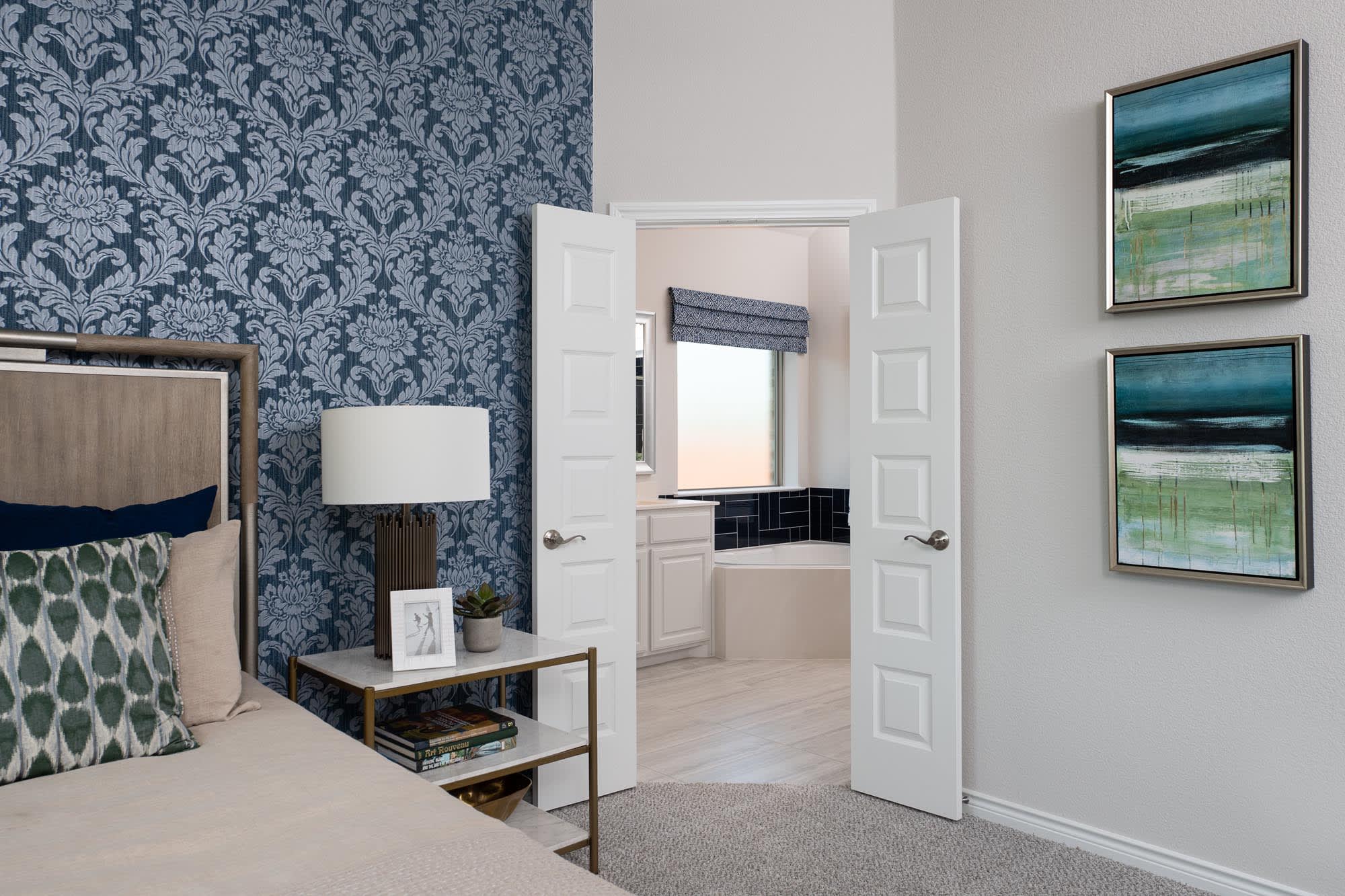 Primary Bedroom | Concept 2267 at Coyote Crossing in Godley, TX by Landsea Homes