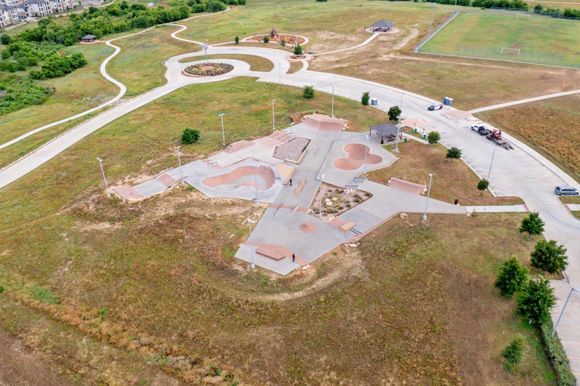 Skate Park at Chisholm Trail Park | Summer Crest in Fort Worth, TX by Landsea Homes