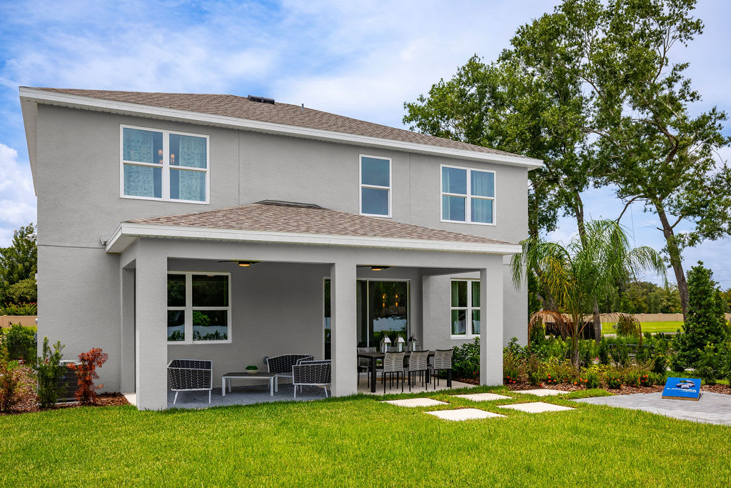 Back Patio | Newcastle | Harrell Oaks in Orlando, FL | Landsea Homes