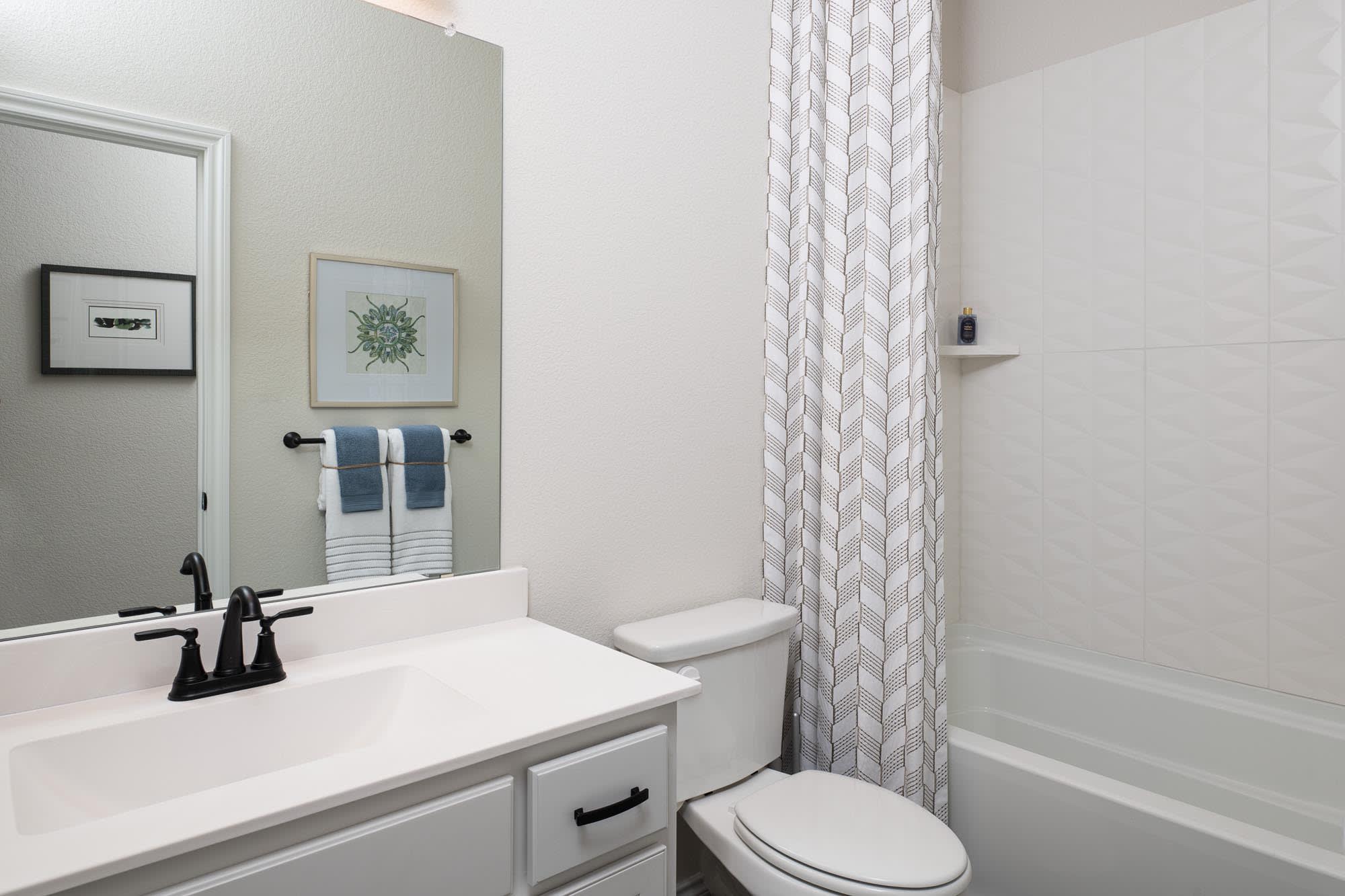 Bathroom 2 | Concept 2464 at Belle Meadows in Cleburne, TX by Landsea Homes