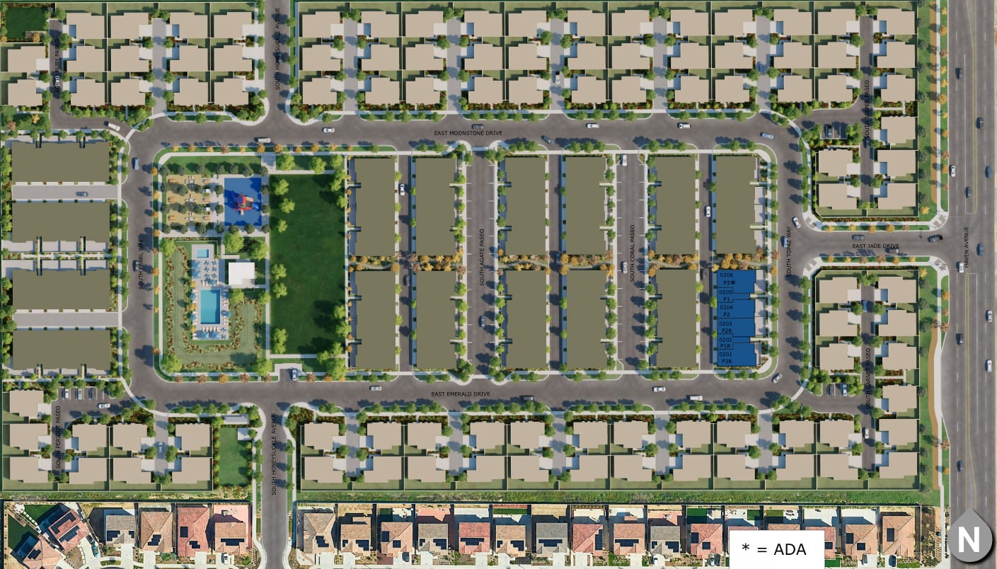 Community Map - Rubi - New Homes In Ontario, CA by Landsea Homes