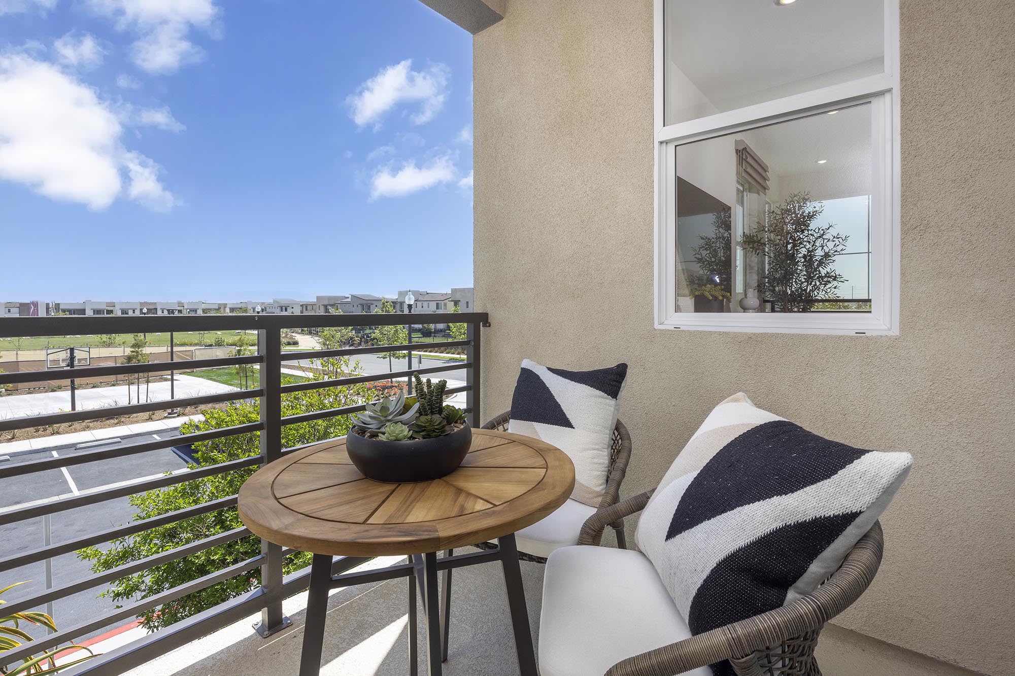 Deck | Plan Three | eave at neuhouse in Ontario, CA by Landsea Homes
