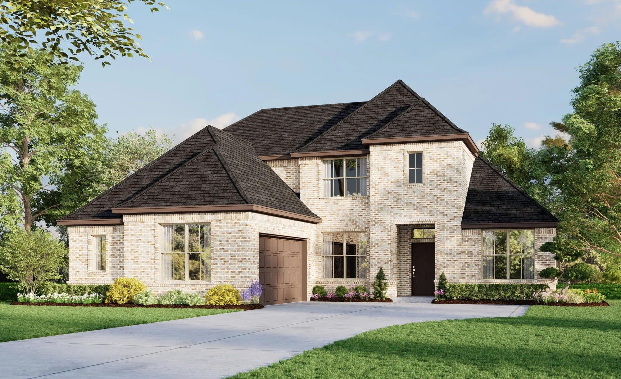 Elevation B | Concept 2972 at Belle Meadows in Cleburne, TX by Landsea Homes