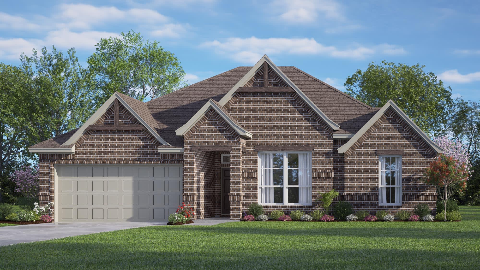 Elevation B | Concept 2027 at Belle Meadows in Cleburne, TX by Landsea Homes