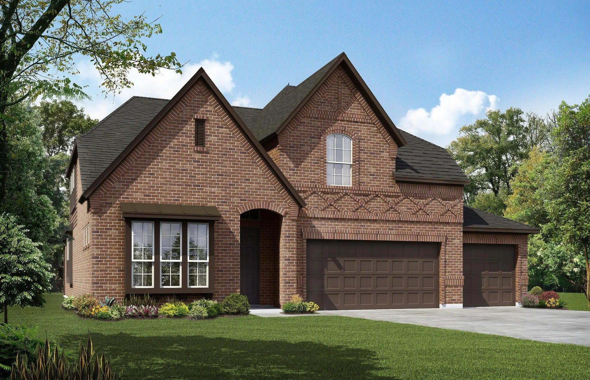 Elevation C | Concept 3015 at Belle Meadows in Cleburne, TX by Landsea Homes